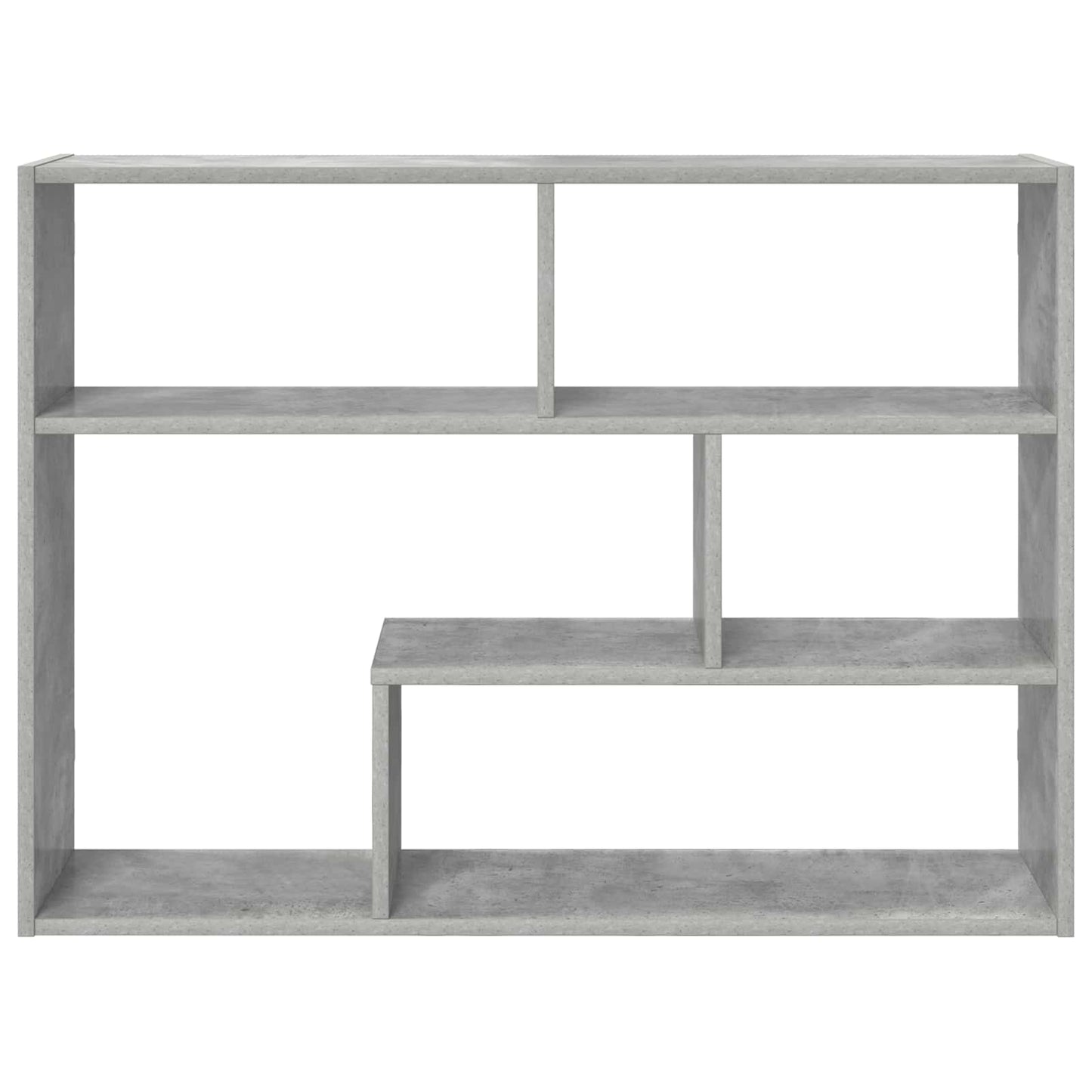 Wandplank Muurmontage Betongrijs 95 x 20 x 69,5 cm Bewerkt hout