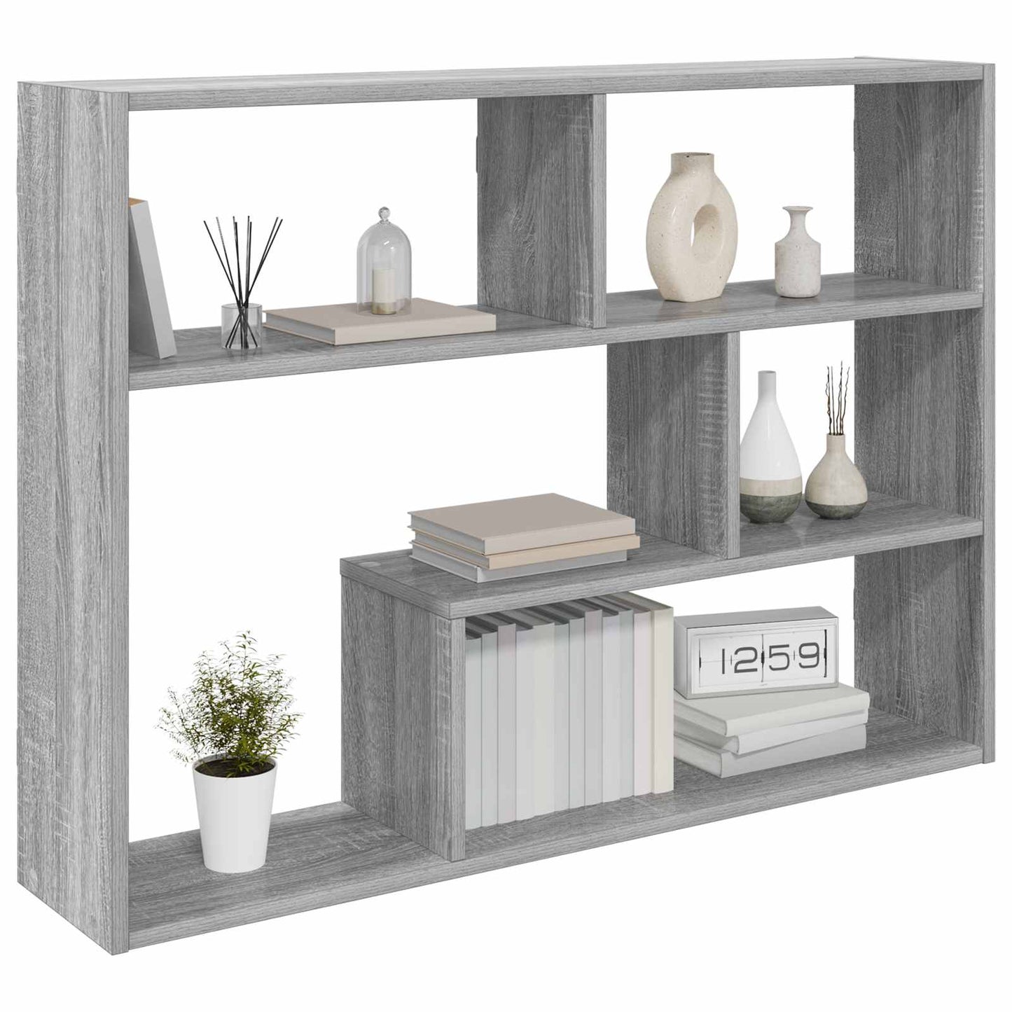 Wandplank Muurmontage Grijs Sonoma 95 x 20 x 69,5 cm