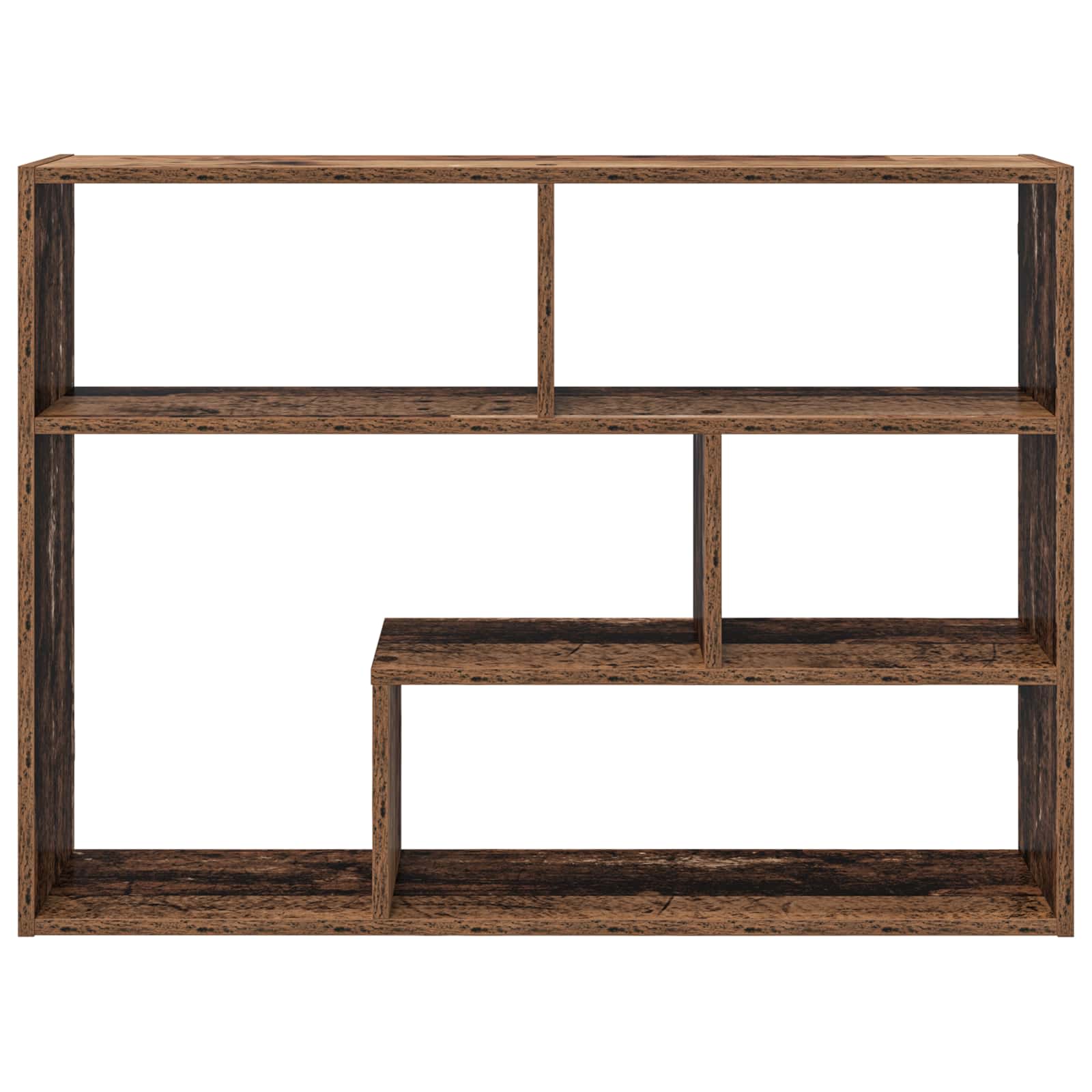 Wandplank Muurmontage Oud hout 95 x 20 x 69,5 cm Bewerkt hout is nu te koop bij PeponiXL, paradijselijk wonen!