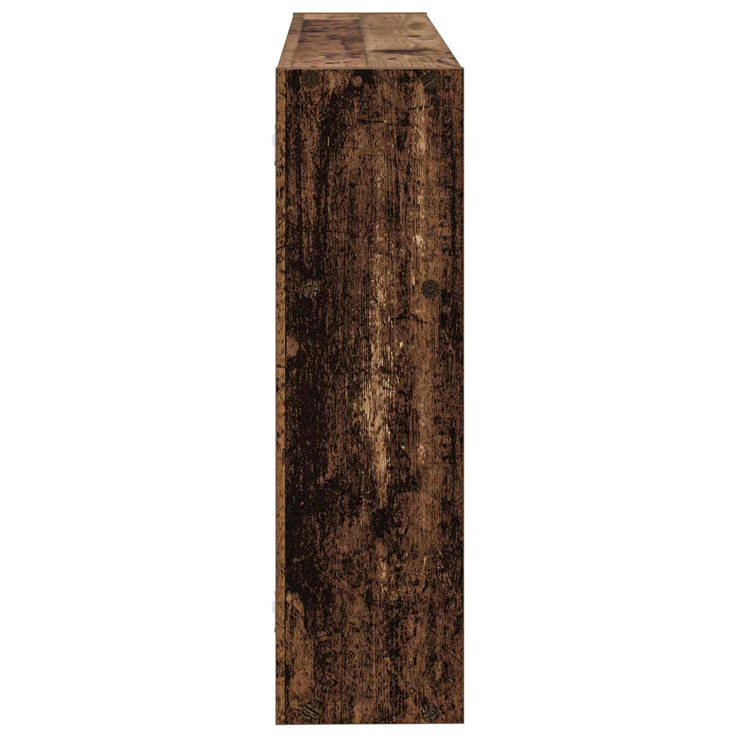 Wandplank Muurmontage Oud hout 95 x 20 x 69,5 cm Bewerkt hout is nu te koop bij PeponiXL, paradijselijk wonen!
