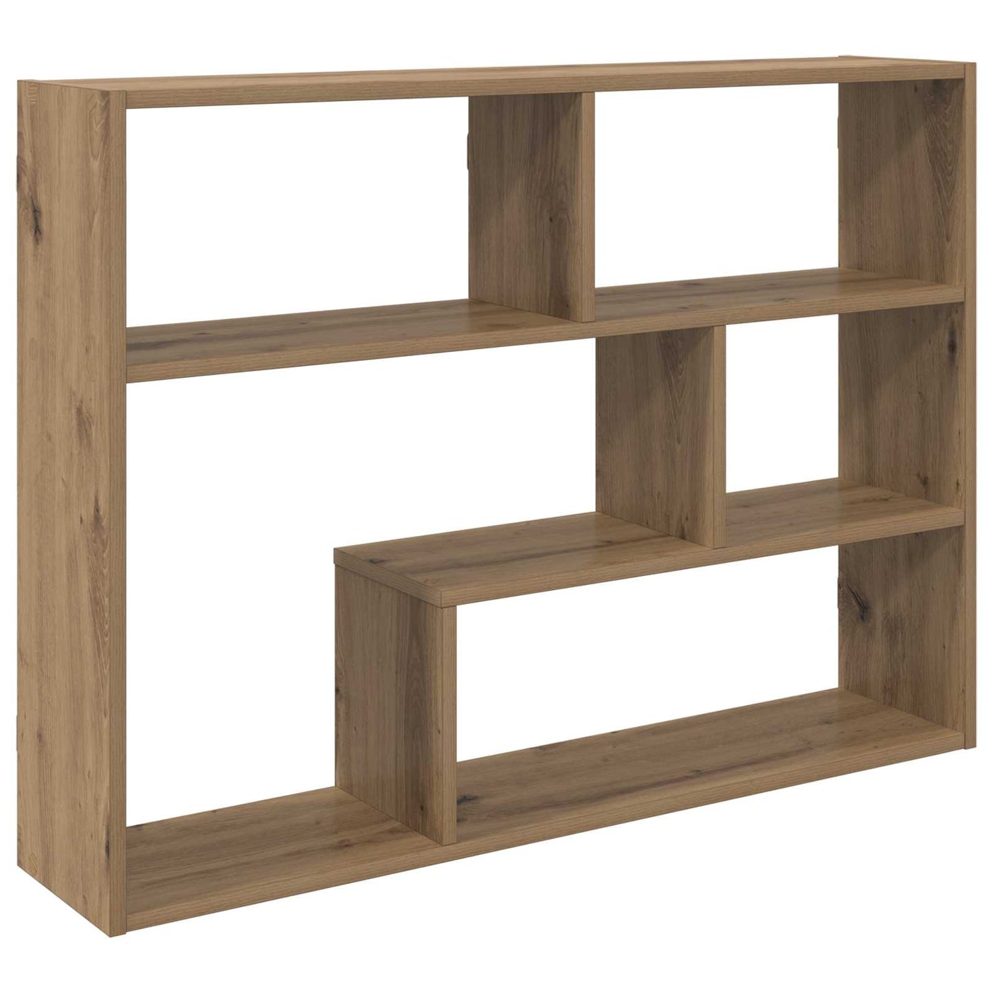 Wandplank Muurmontage Artisanaal eiken 95 x 20 x 69,5 cm
