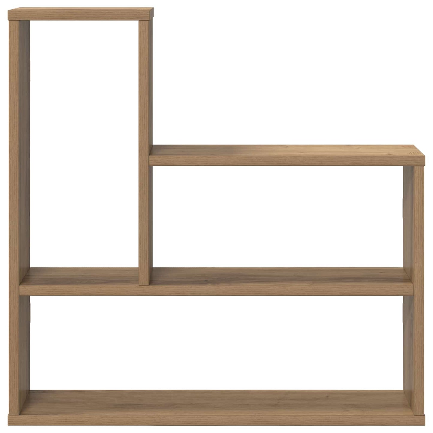 Wandplank Artisanaal eiken 60 x 11 x 60 cm Bewerkt hout