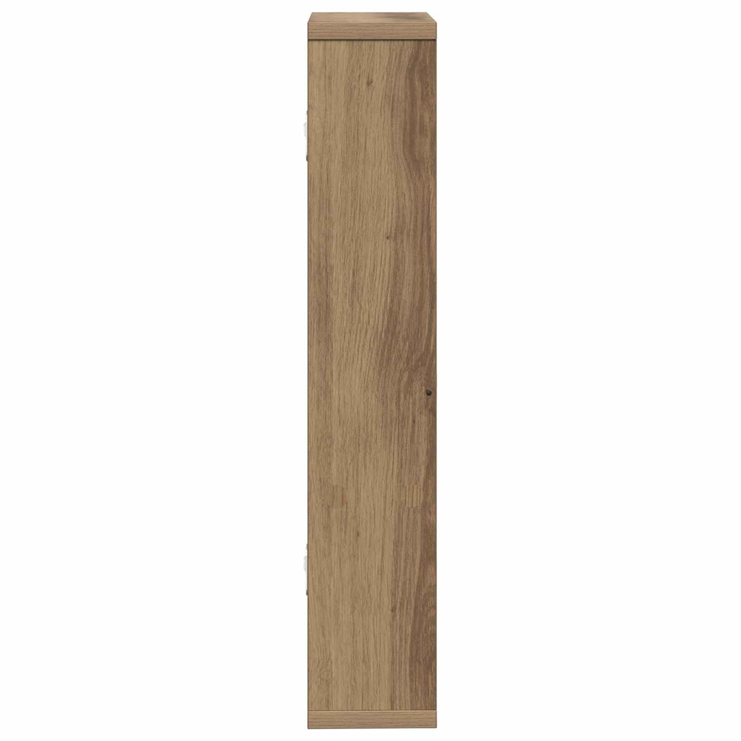 Wandplank Artisanaal eiken 60 x 11 x 60 cm Bewerkt hout
