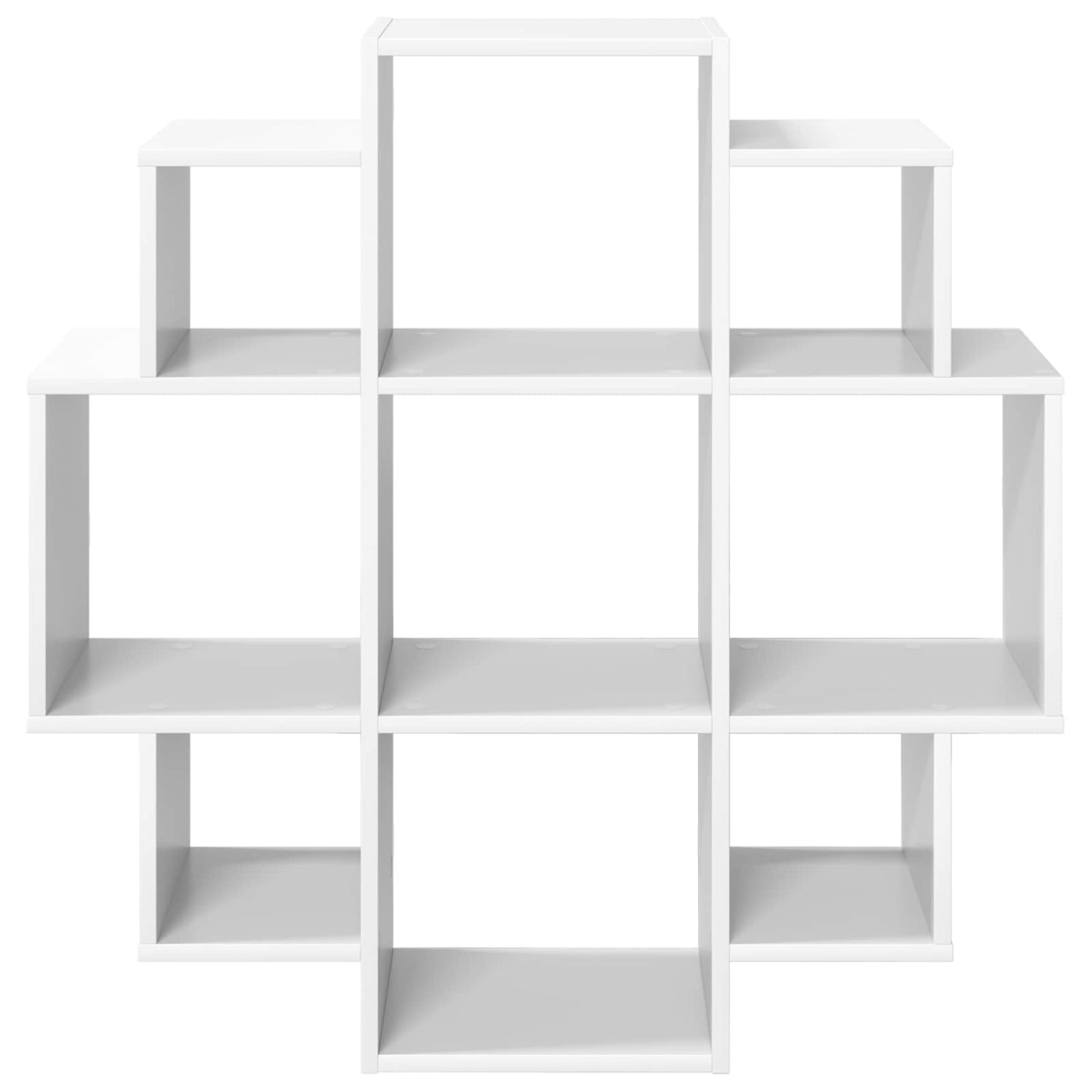 Wandplank Wit 90 x 25 x 90 cm Bewerkt hout