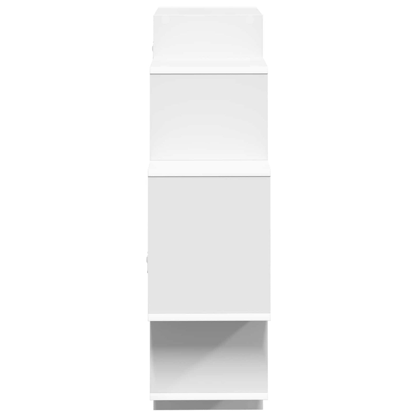 Wandplank Wit 90 x 25 x 90 cm Bewerkt hout