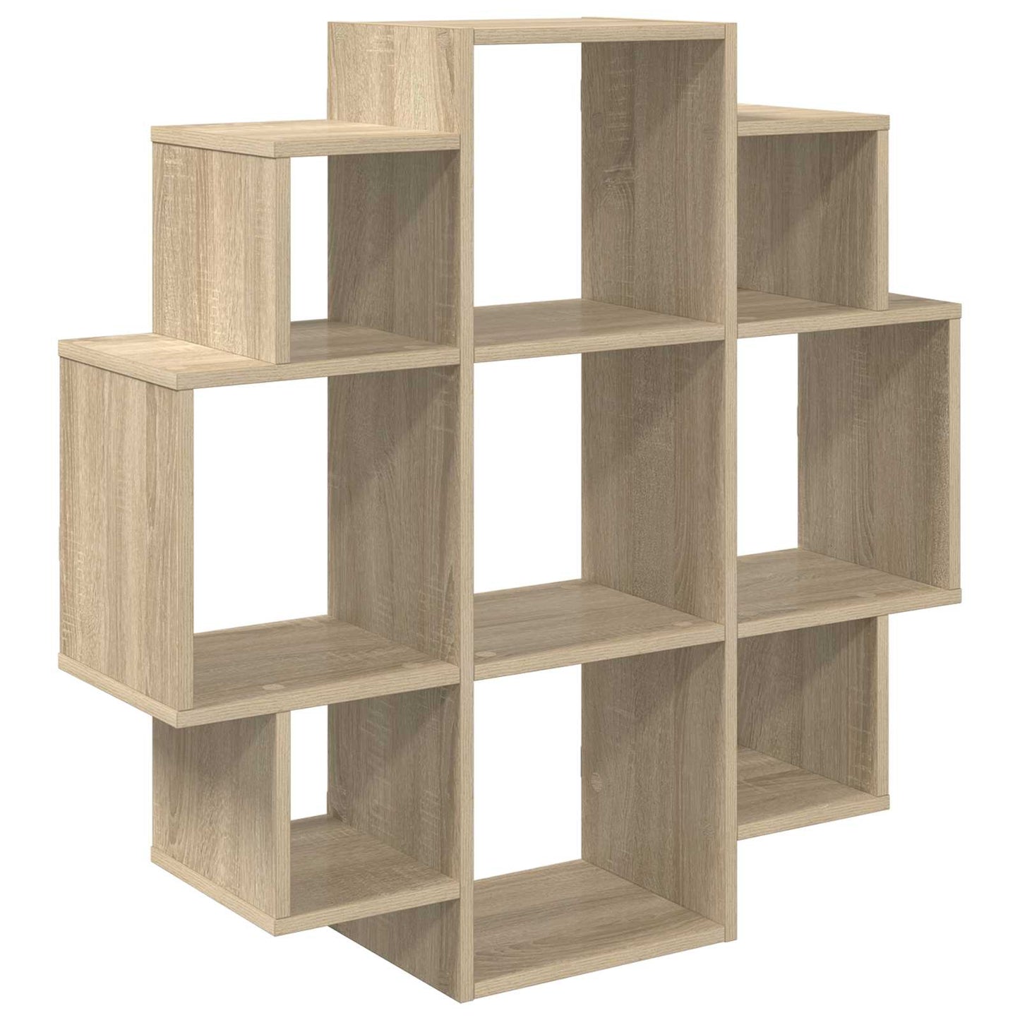 Wandplank Sonoma Eiken 90 x 25 x 90 cm Bewerkt hout