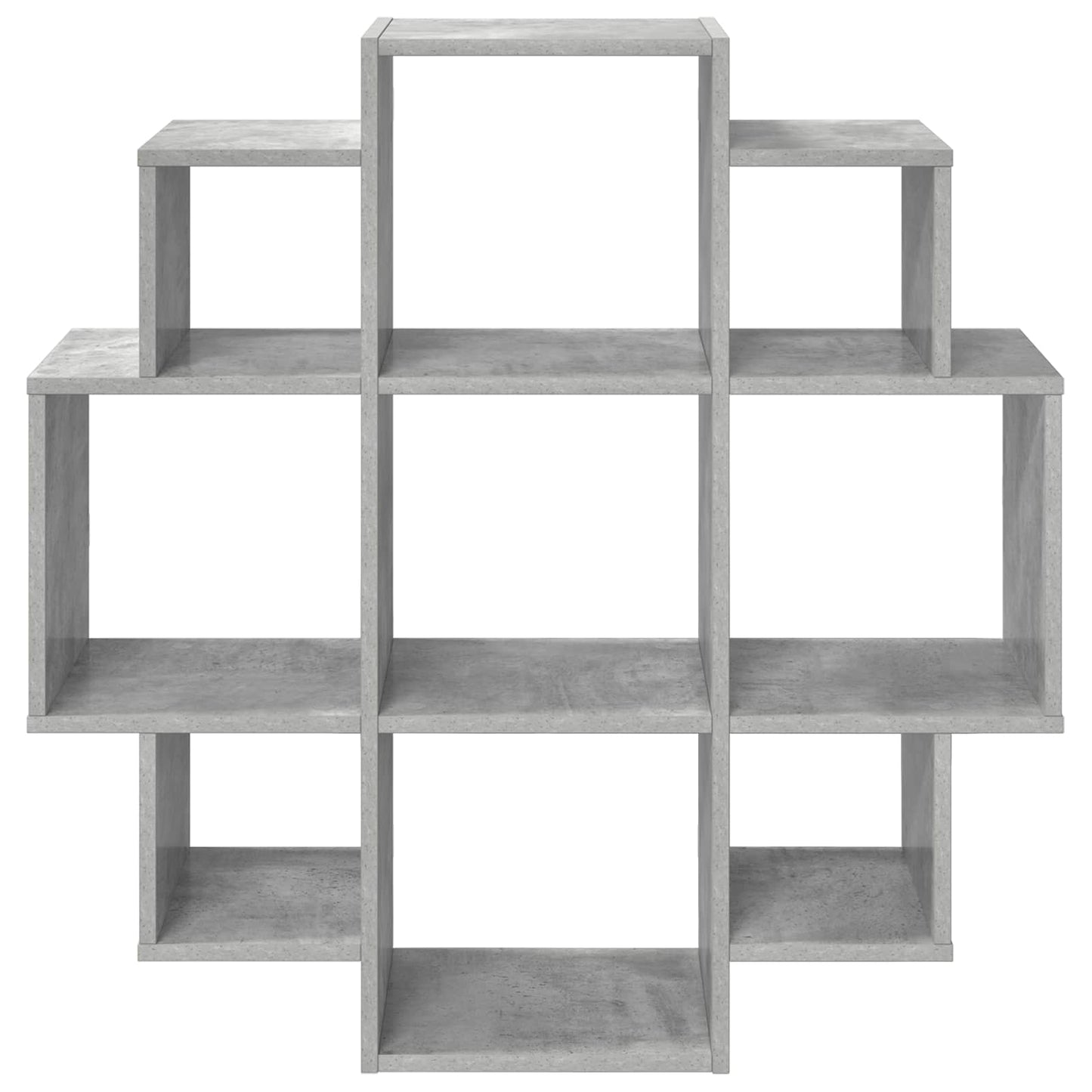 Wandplank Betongrijs 90 x 25 x 90 cm Bewerkt hout