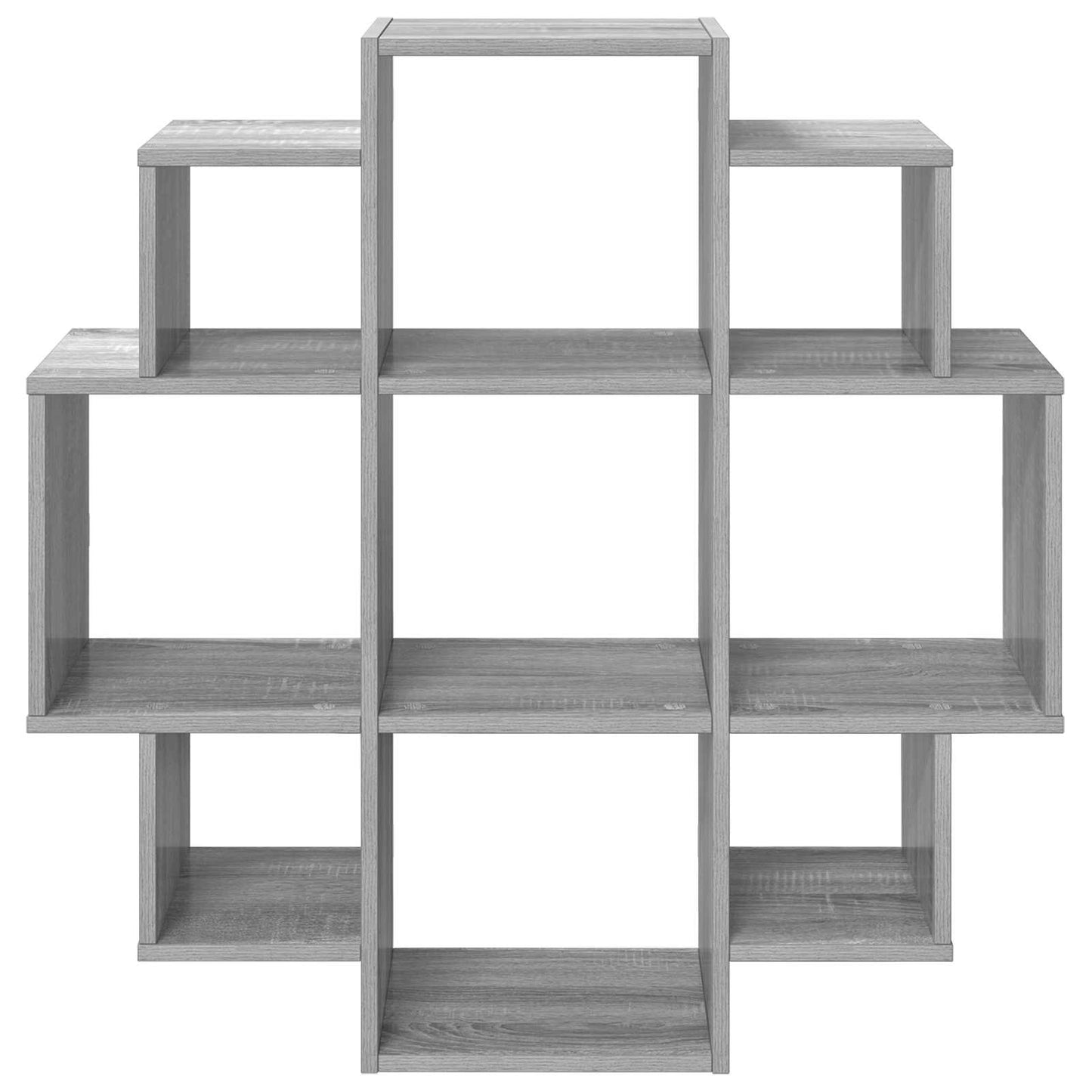 Wandplank Grijs Sonoma 90 x 25 x 90 cm Bewerkt hout