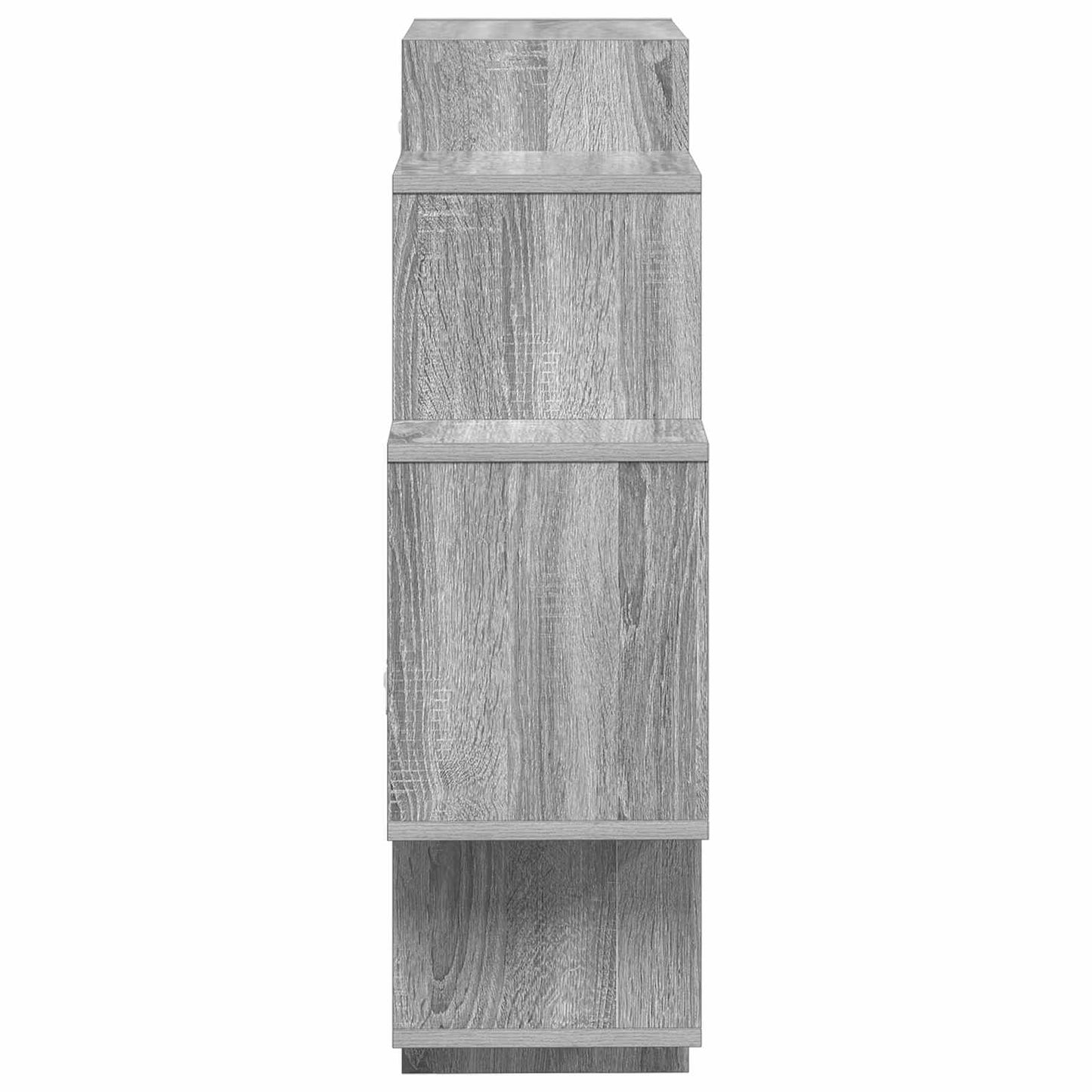 Wandplank Grijs Sonoma 90 x 25 x 90 cm Bewerkt hout