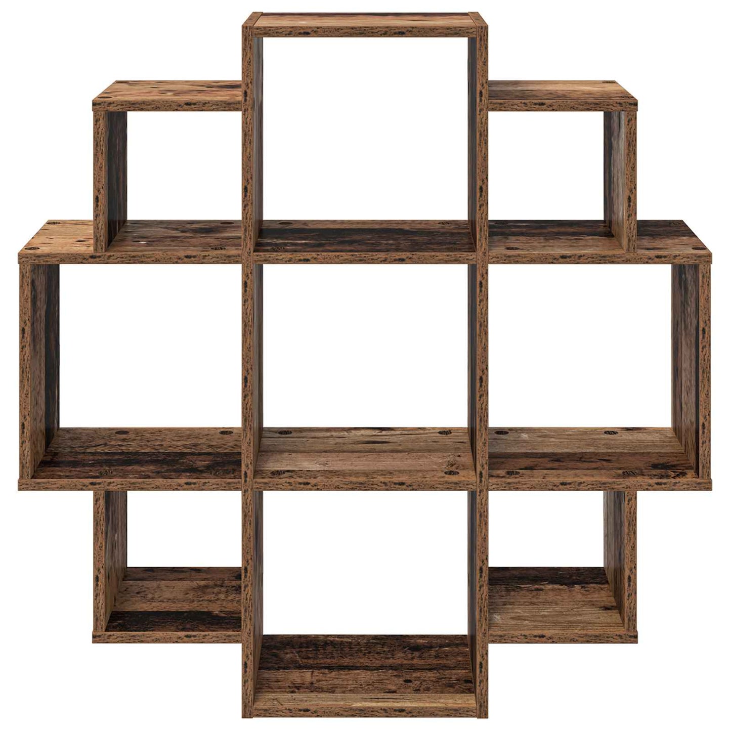 Wandplank Oud hout 90 x 25 x 90 cm Bewerkt hout