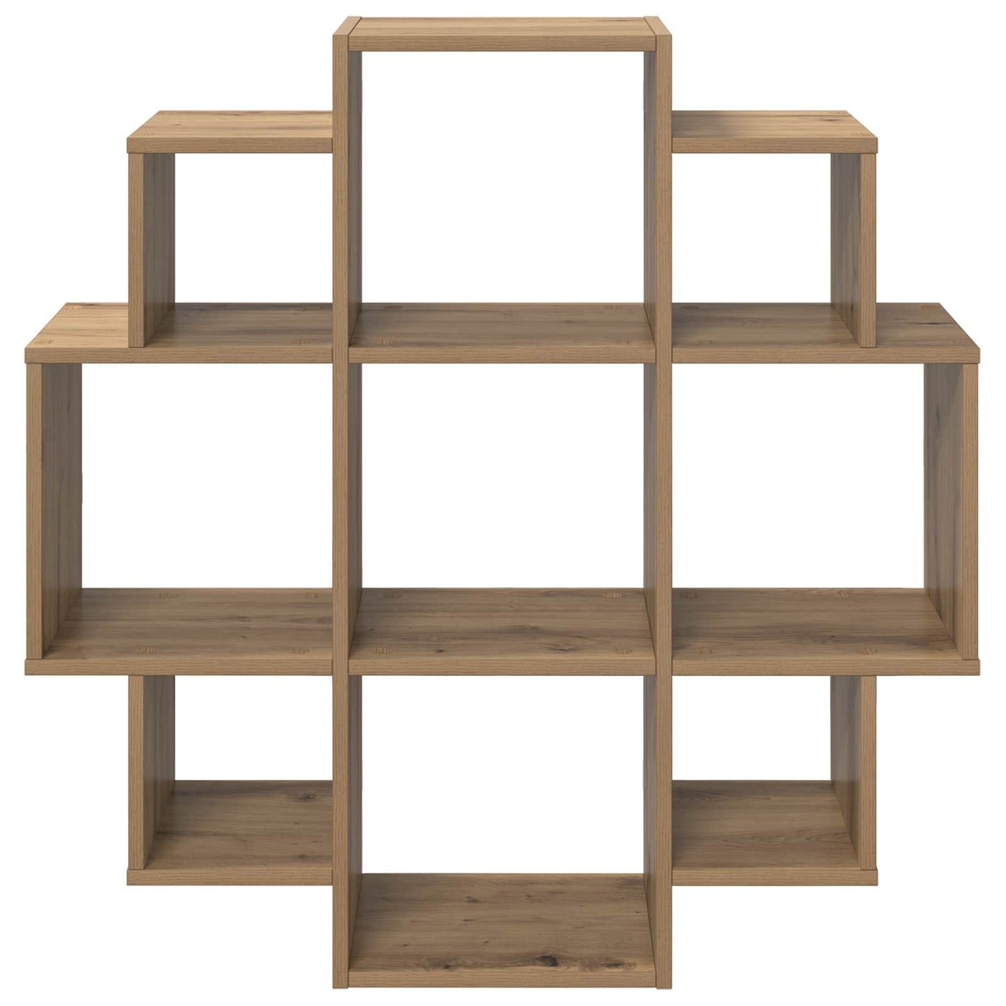 Wandplank Artisanaal eiken 90 x 25 x 90 cm Bewerkt hout