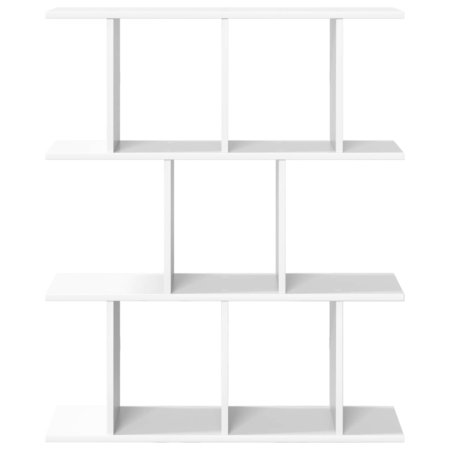 Wandplank Wit 102 x 20 x 96 cm Bewerkt hout