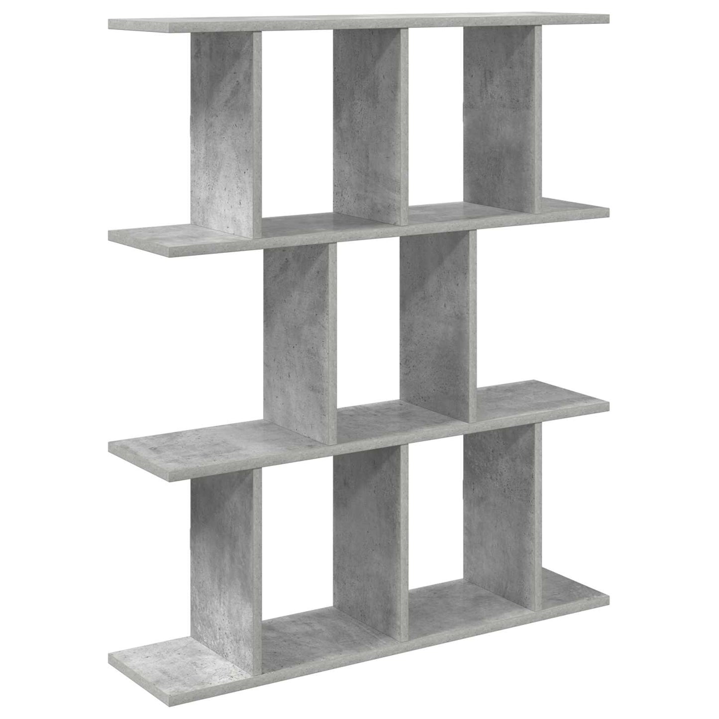 Wandplank Betongrijs 102 x 20 x 96 cm Bewerkt hout