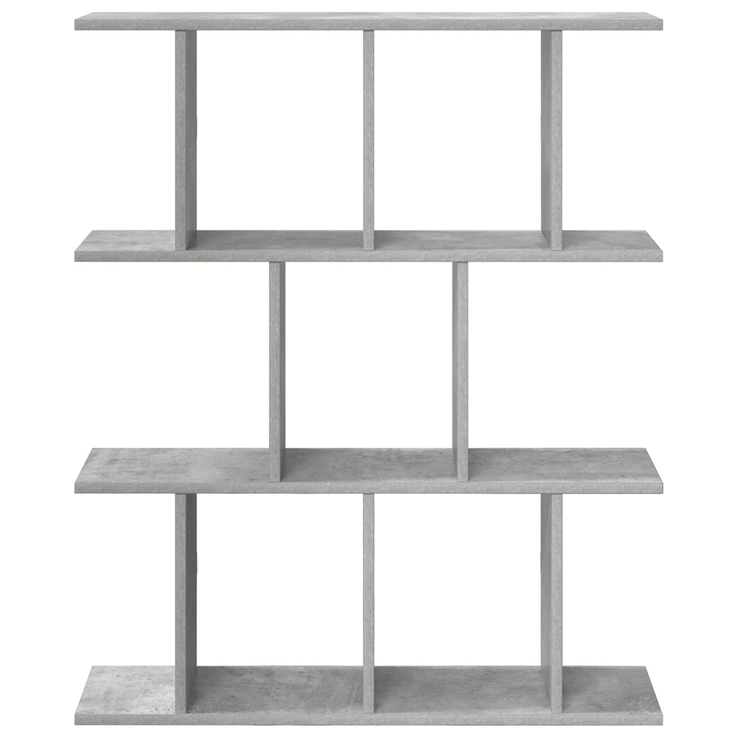 Wandplank Betongrijs 102 x 20 x 96 cm Bewerkt hout