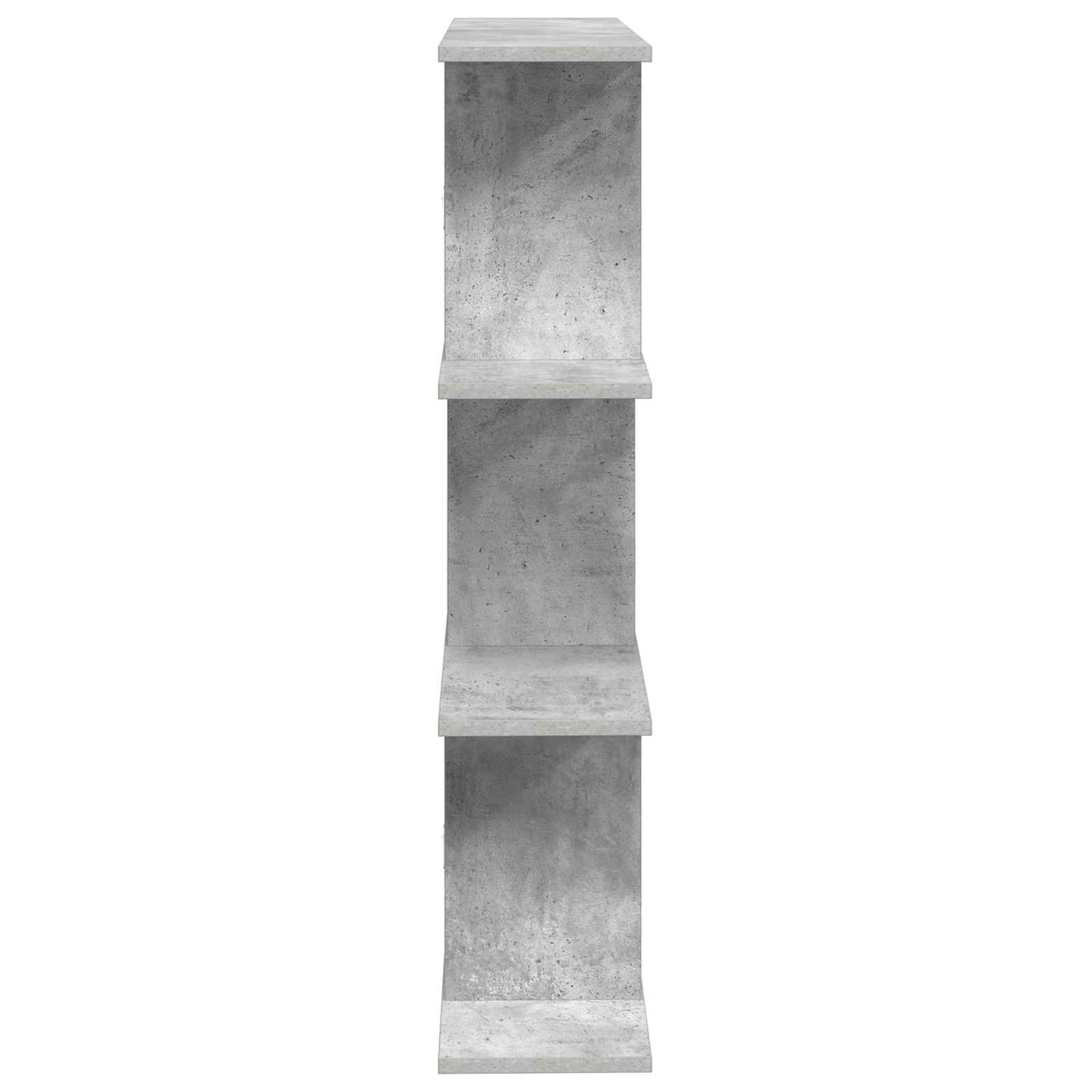Wandplank Betongrijs 102 x 20 x 96 cm Bewerkt hout