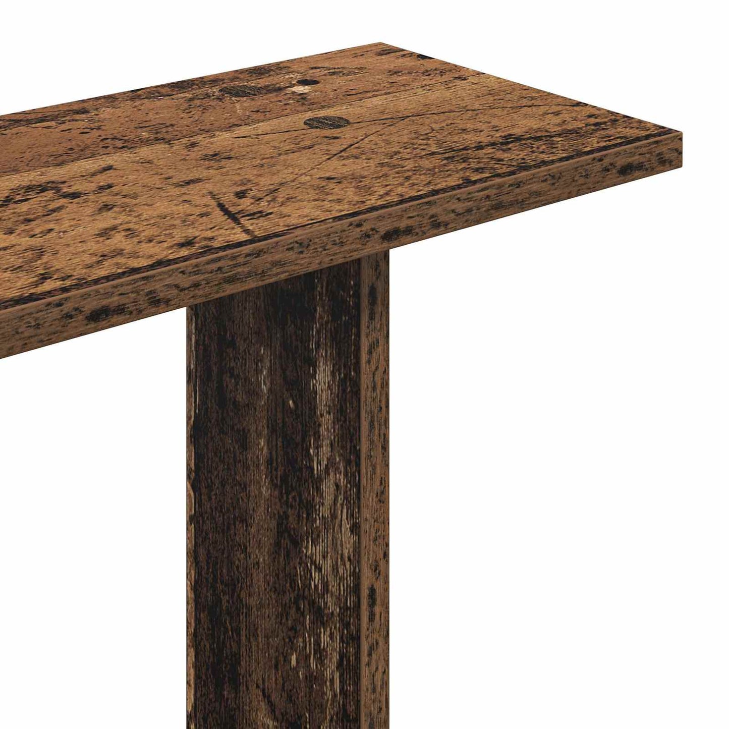 Wandplank Oud hout 102 x 20 x 96 cm Bewerkt hout
