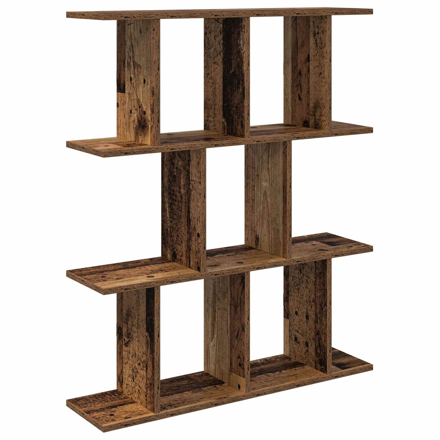 Wandplank Oud hout 102 x 20 x 96 cm Bewerkt hout