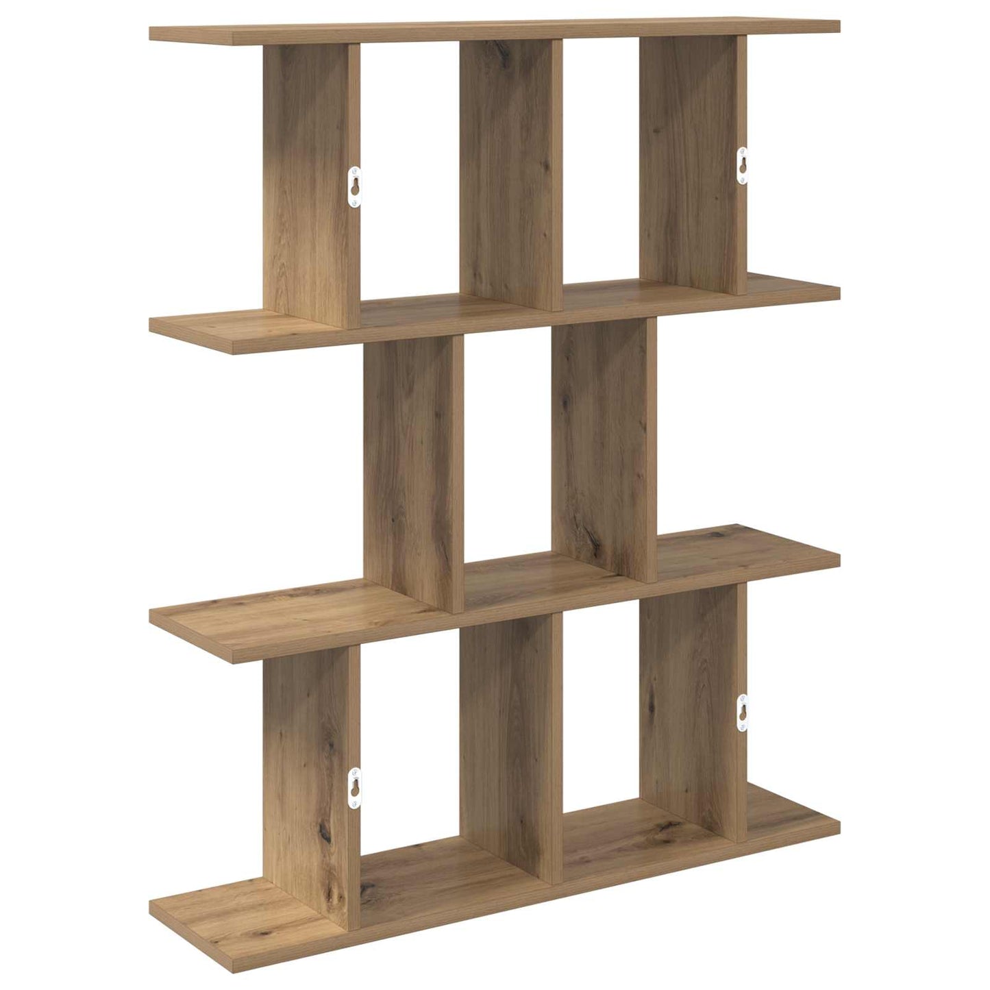 Wandplank Artisanaal eiken 102 x 20 x 96 cm Bewerkt hout