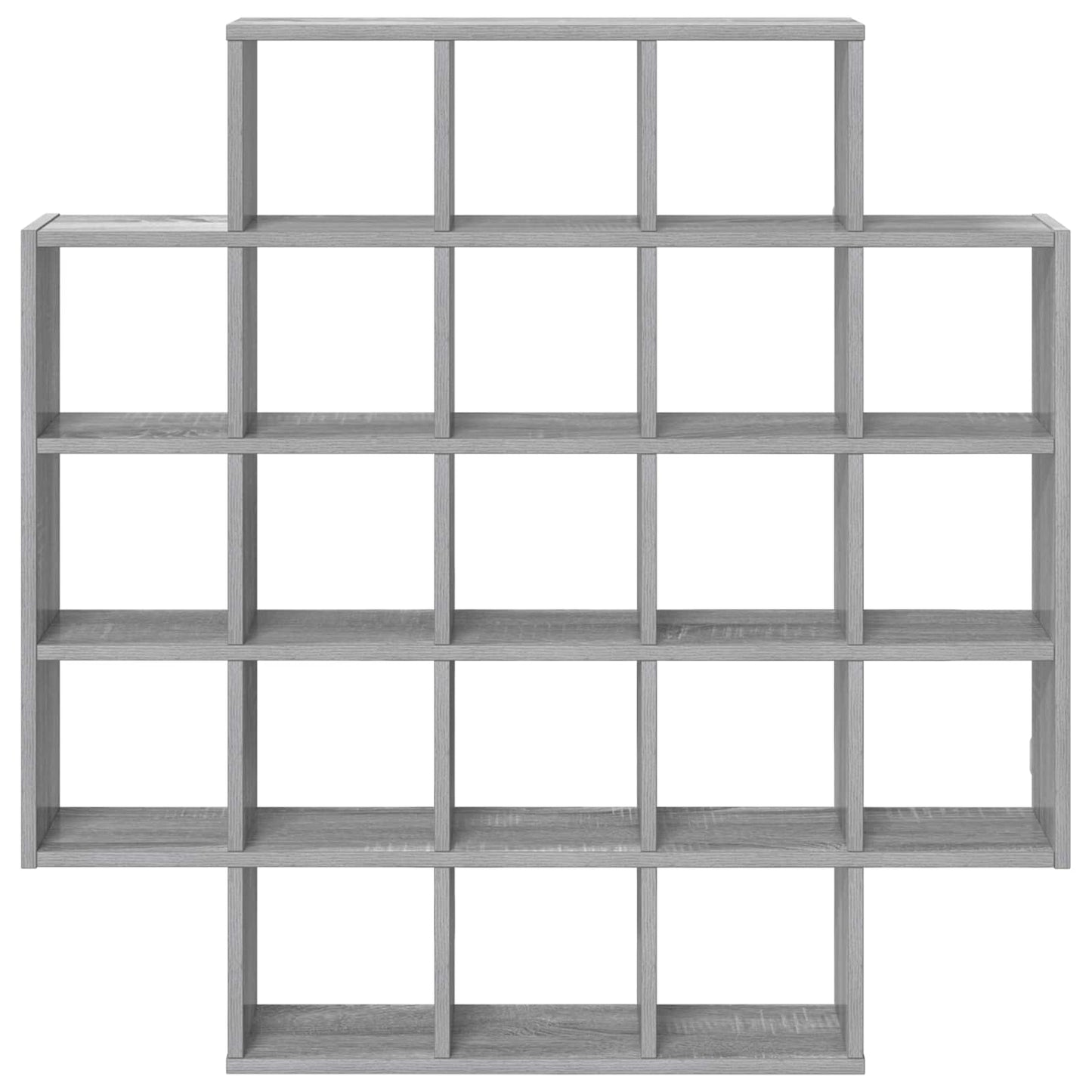 Wandplank Grijs Sonoma 100 x 13 x 100 cm Bewerkt hout