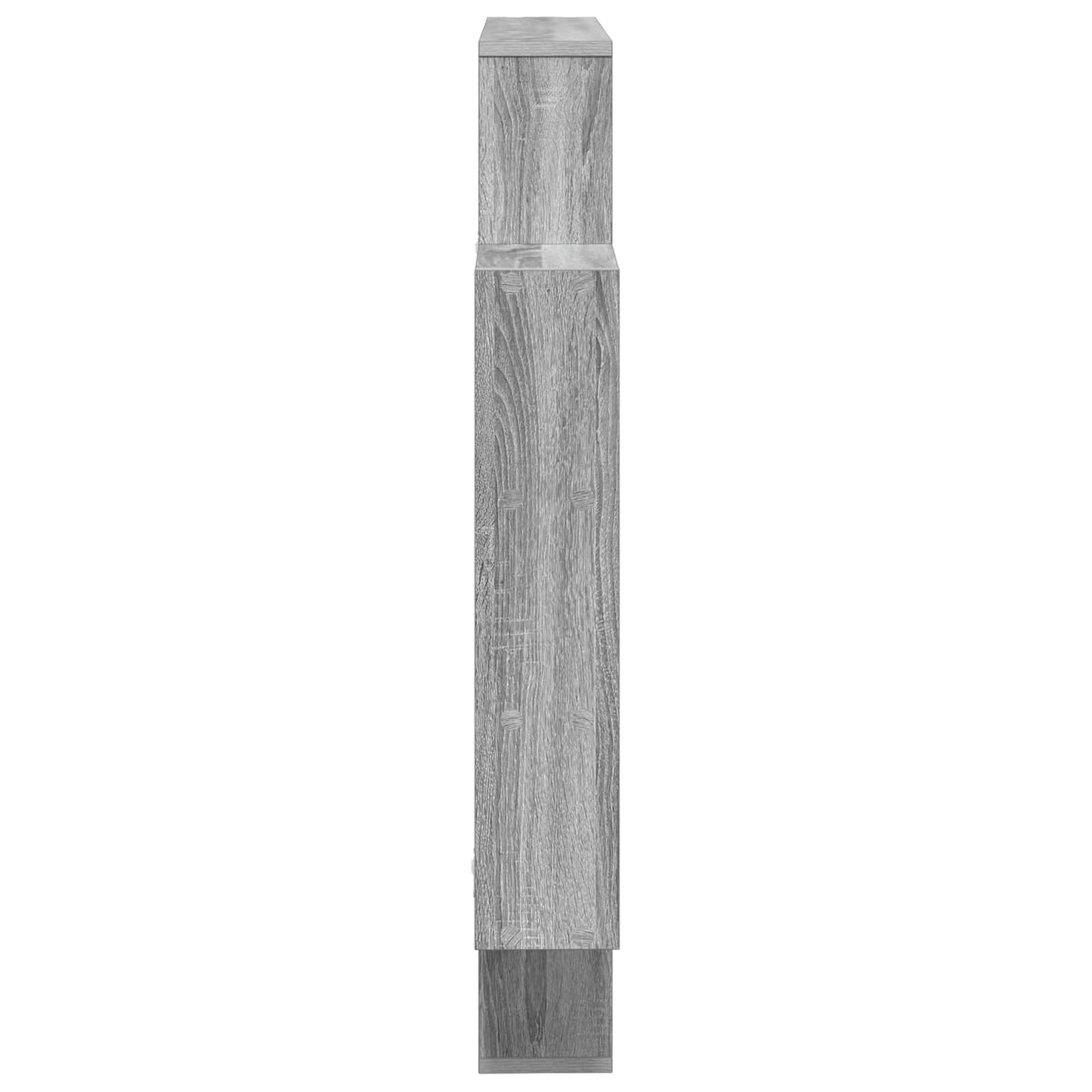 Wandplank Grijs Sonoma 100 x 13 x 100 cm Bewerkt hout