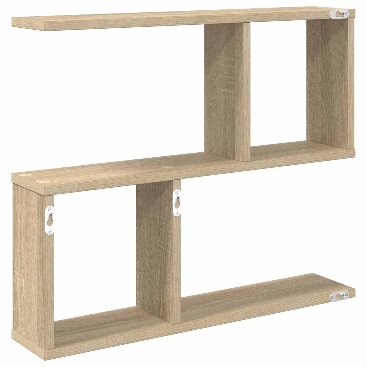Wandplank Sonoma Eiken 60 x 12 x 50,5 cm Bewerkt hout