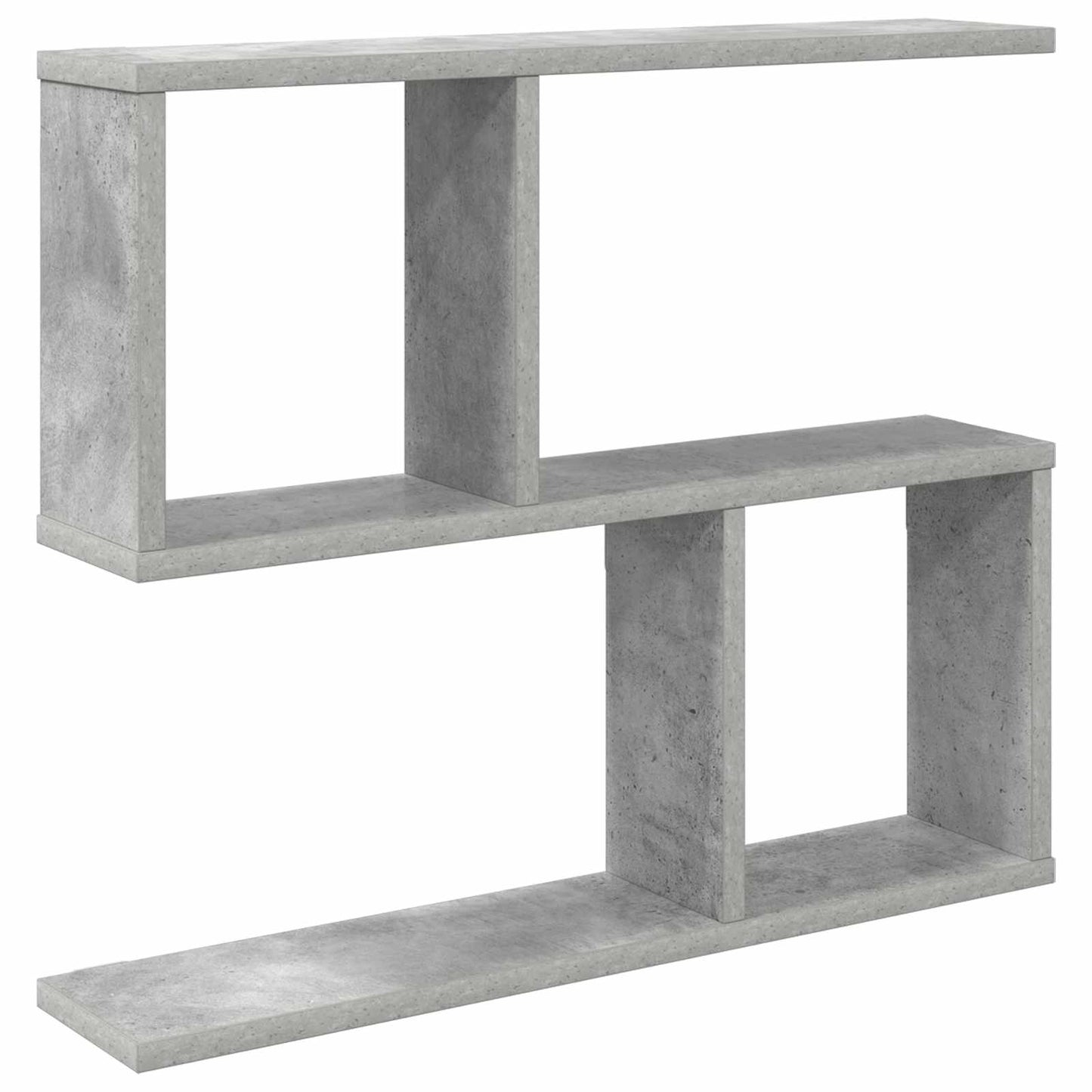 Wandplank Betongrijs 60 x 12 x 50,5 cm Bewerkt hout