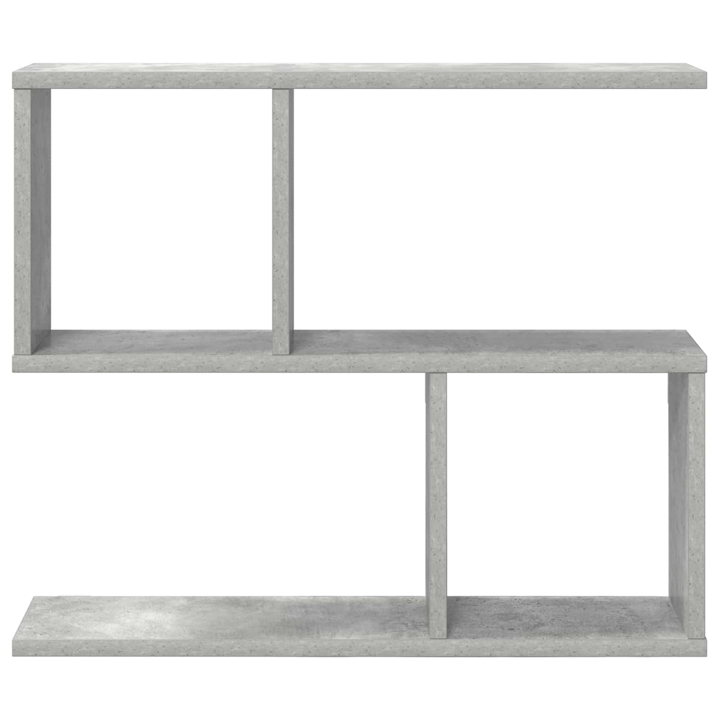 Wandplank Betongrijs 60 x 12 x 50,5 cm Bewerkt hout
