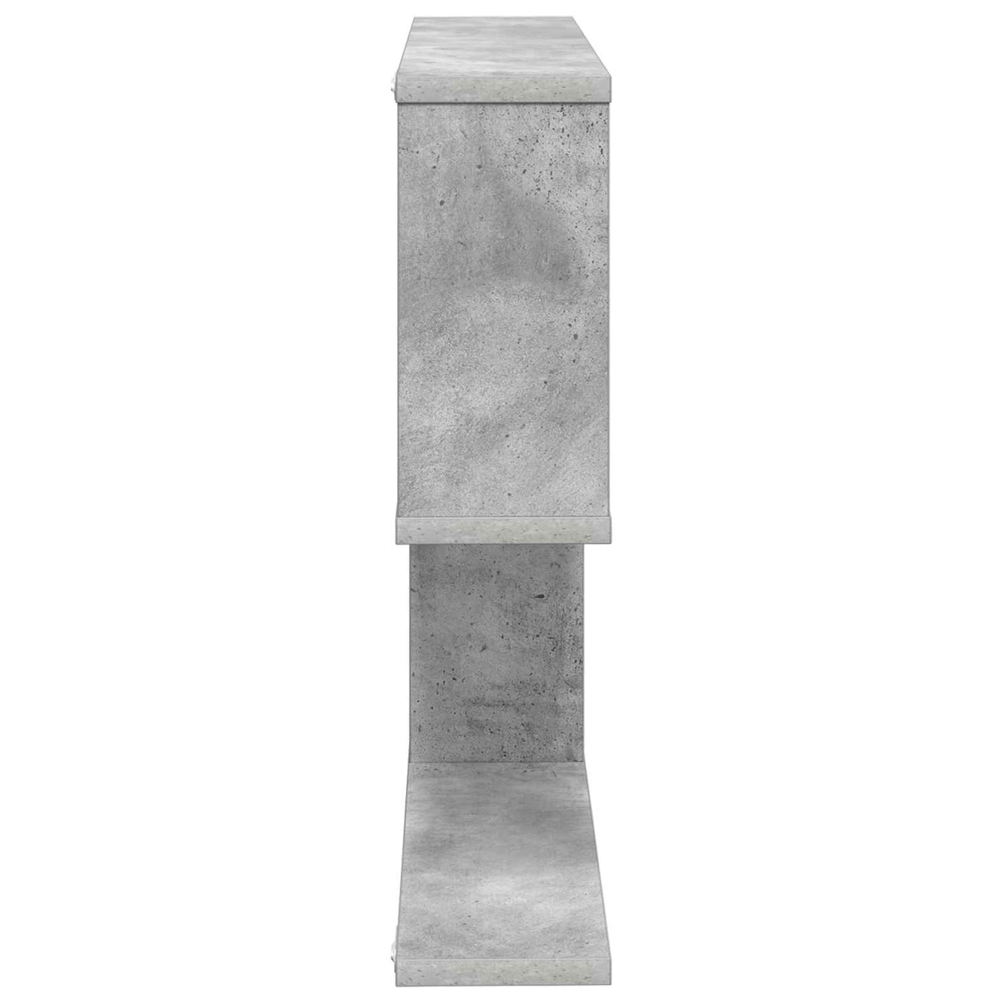 Wandplank Betongrijs 60 x 12 x 50,5 cm Bewerkt hout