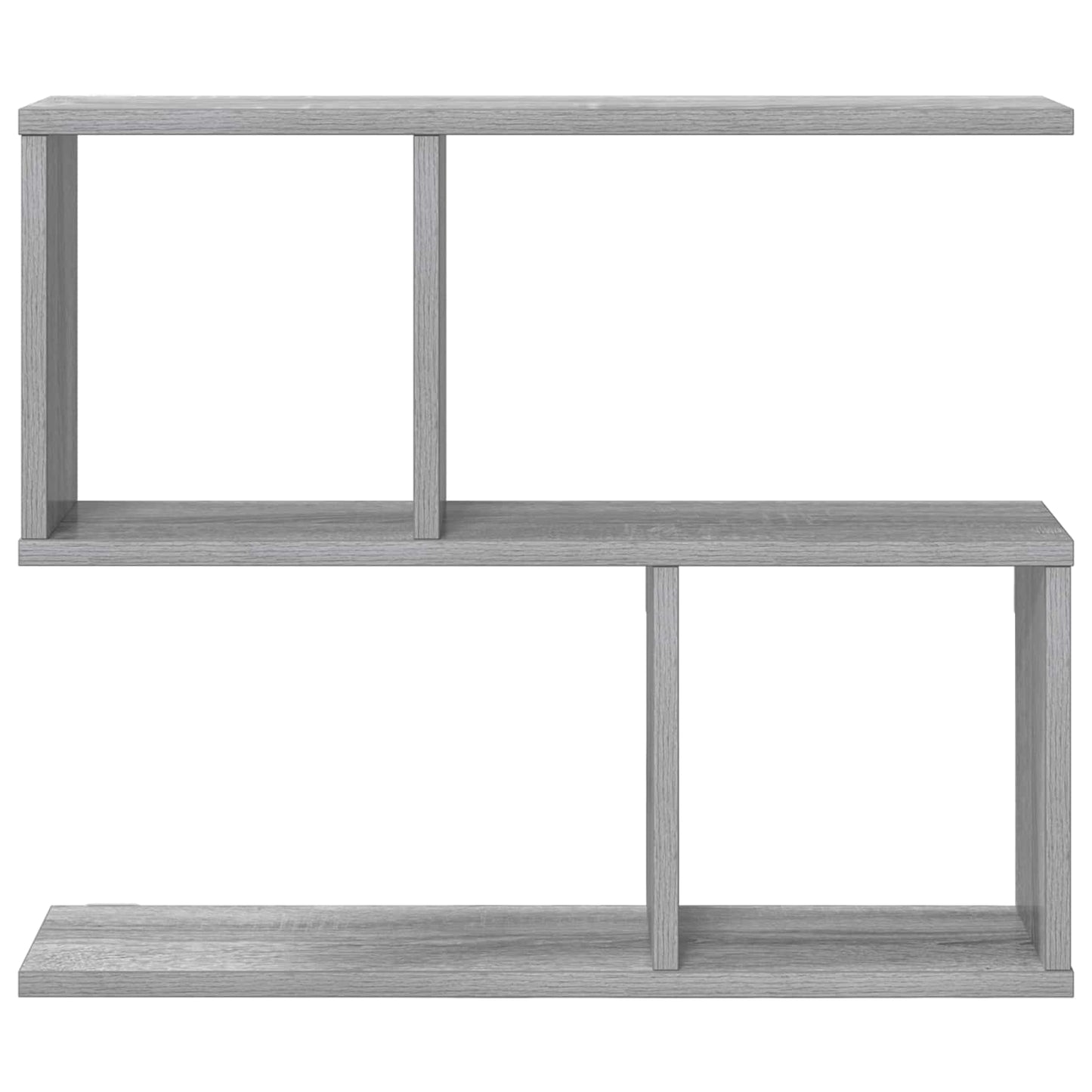 Wandplank Grijs Sonoma 60 x 12 x 50,5 cm Bewerkt hout
