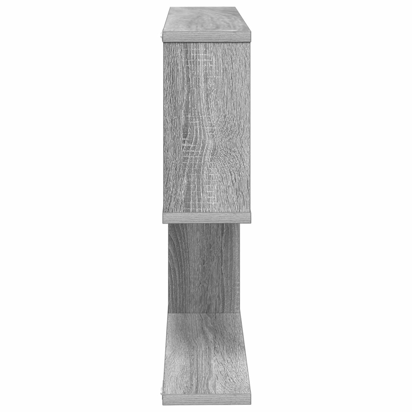 Wandplank Grijs Sonoma 60 x 12 x 50,5 cm Bewerkt hout