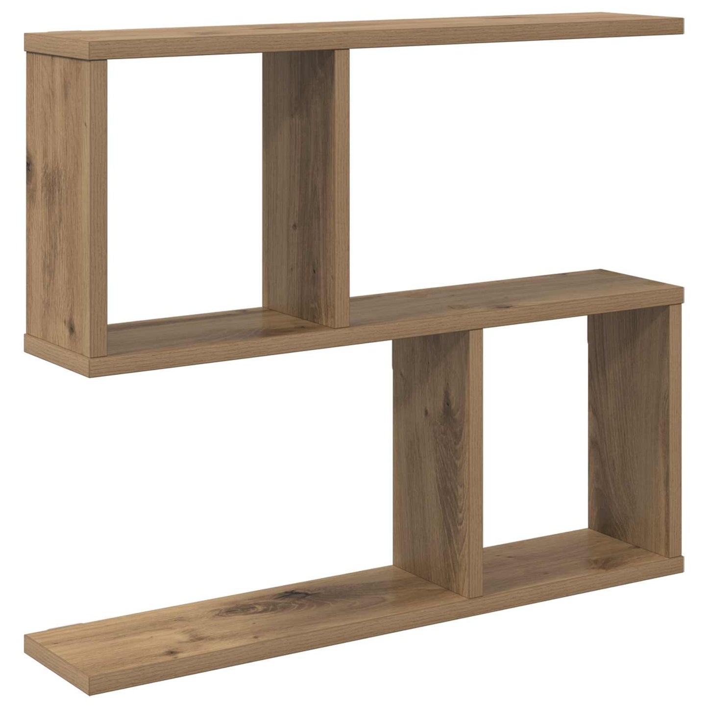 Wandplank Artisanaal eiken 60 x 12 x 50,5 cm Bewerkt hout