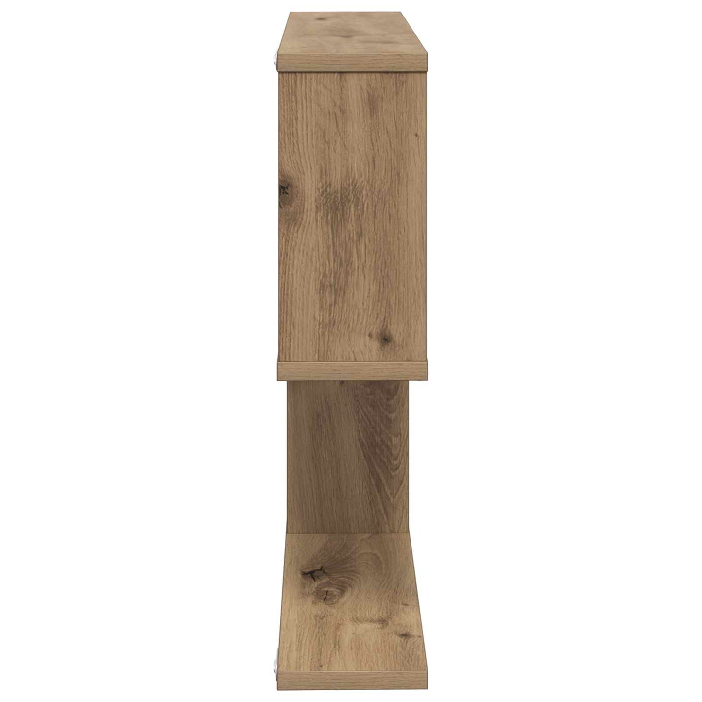 Wandplank Artisanaal eiken 60 x 12 x 50,5 cm Bewerkt hout