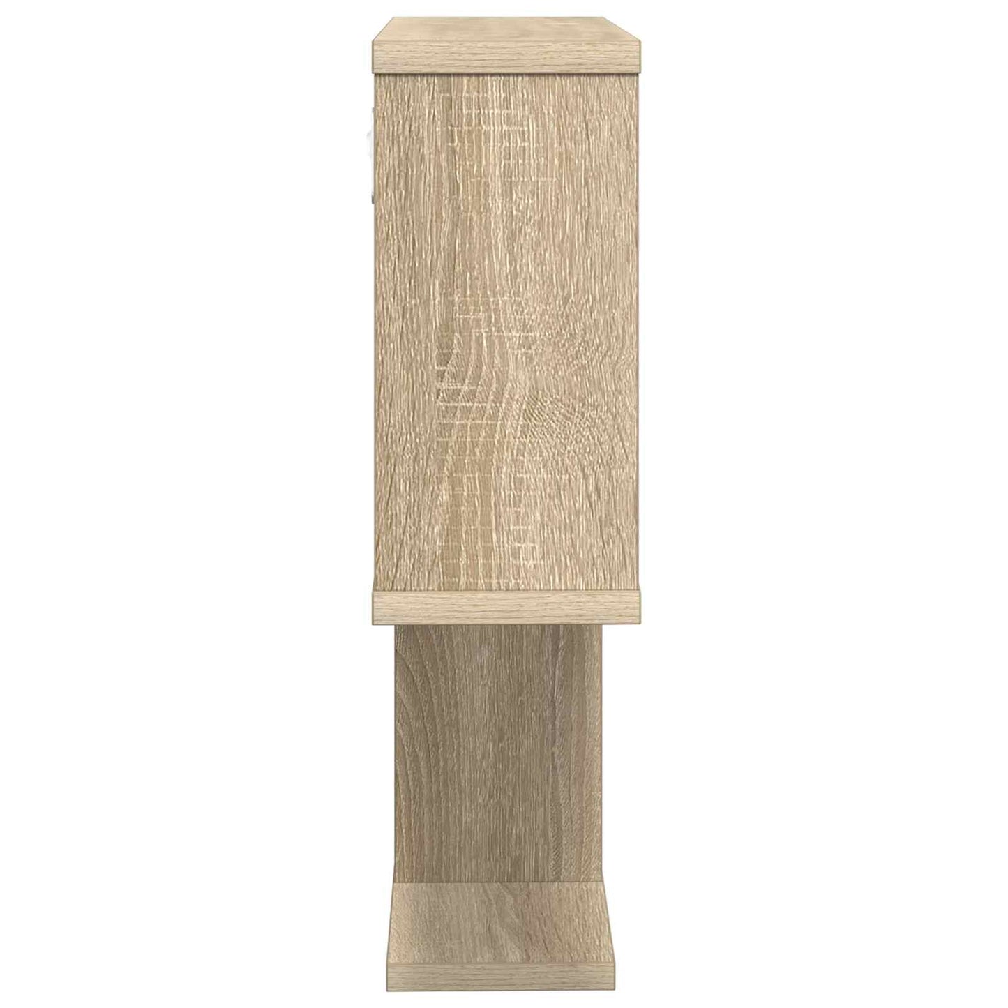 Wandplank Sonoma Eiken 60 x 12 x 50,5 cm Bewerkt hout
