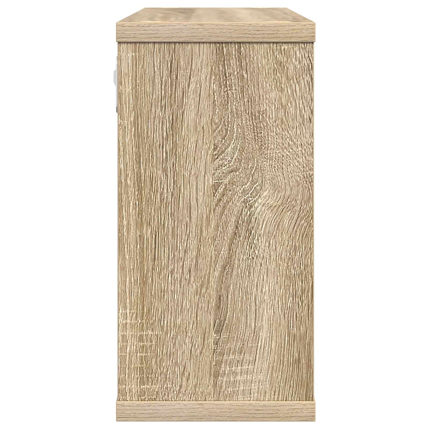 Zwevende schappen Sonoma Eiken 80 x 15 x 30 cm Bewerkt hout