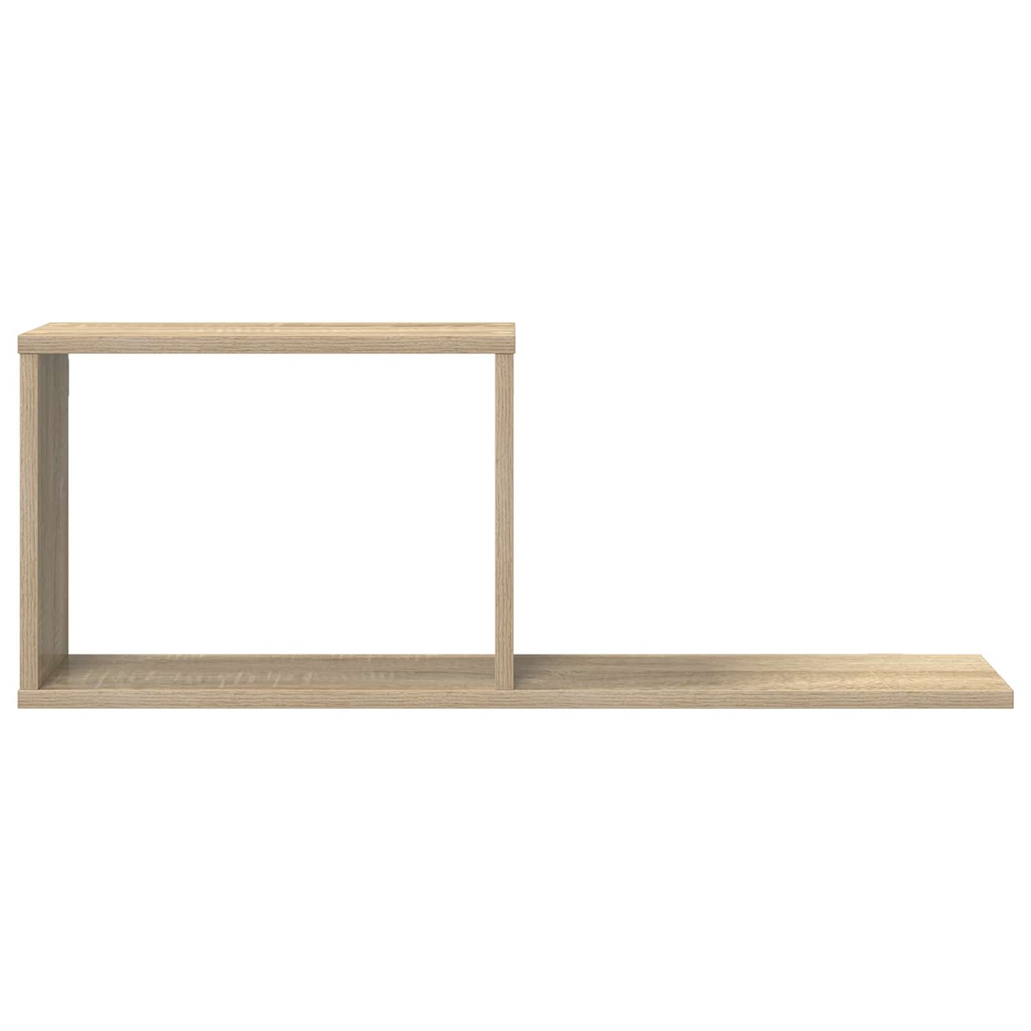 Zwevende schappen 2 pcs Sonoma Eiken 80 x 15 x 30 cm