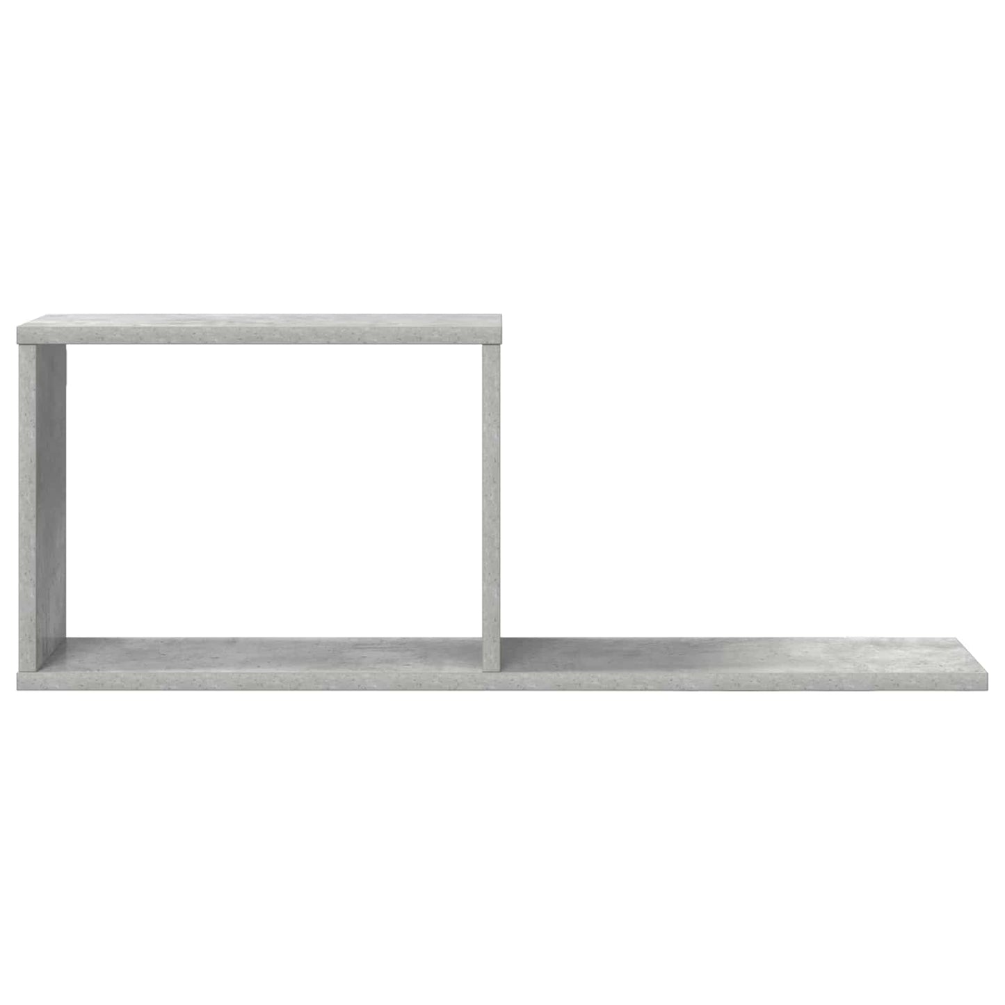 Zwevende schappen Betongrijs 80 x 15 x 30 cm Bewerkt hout