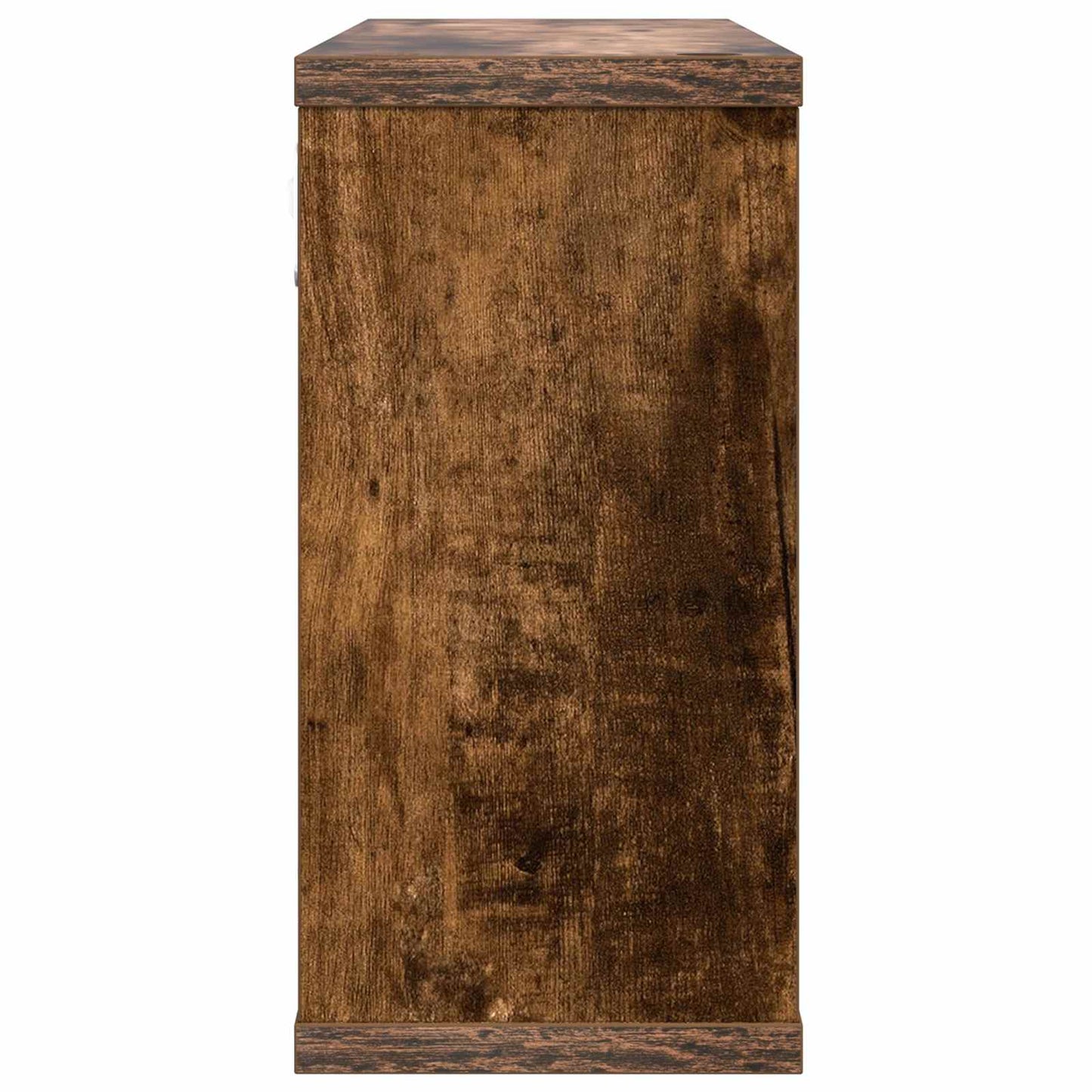 Zwevende schappen Gerookt eiken 80 x 15 x 30 cm Bewerkt hout