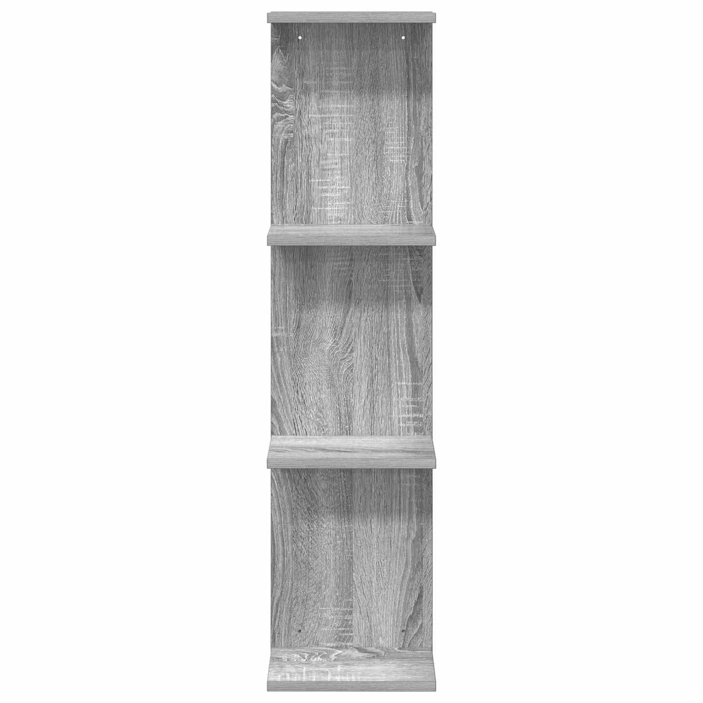 Wandplank Grijs Sonoma 25 x 15 x 100 cm Bewerkt hout