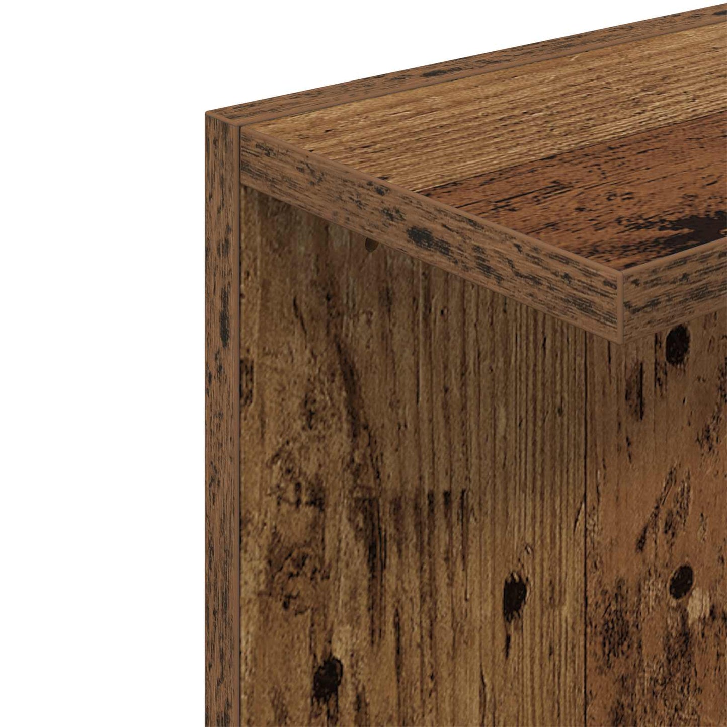 Wandplank Oud hout 25 x 15 x 100 cm Bewerkt hout