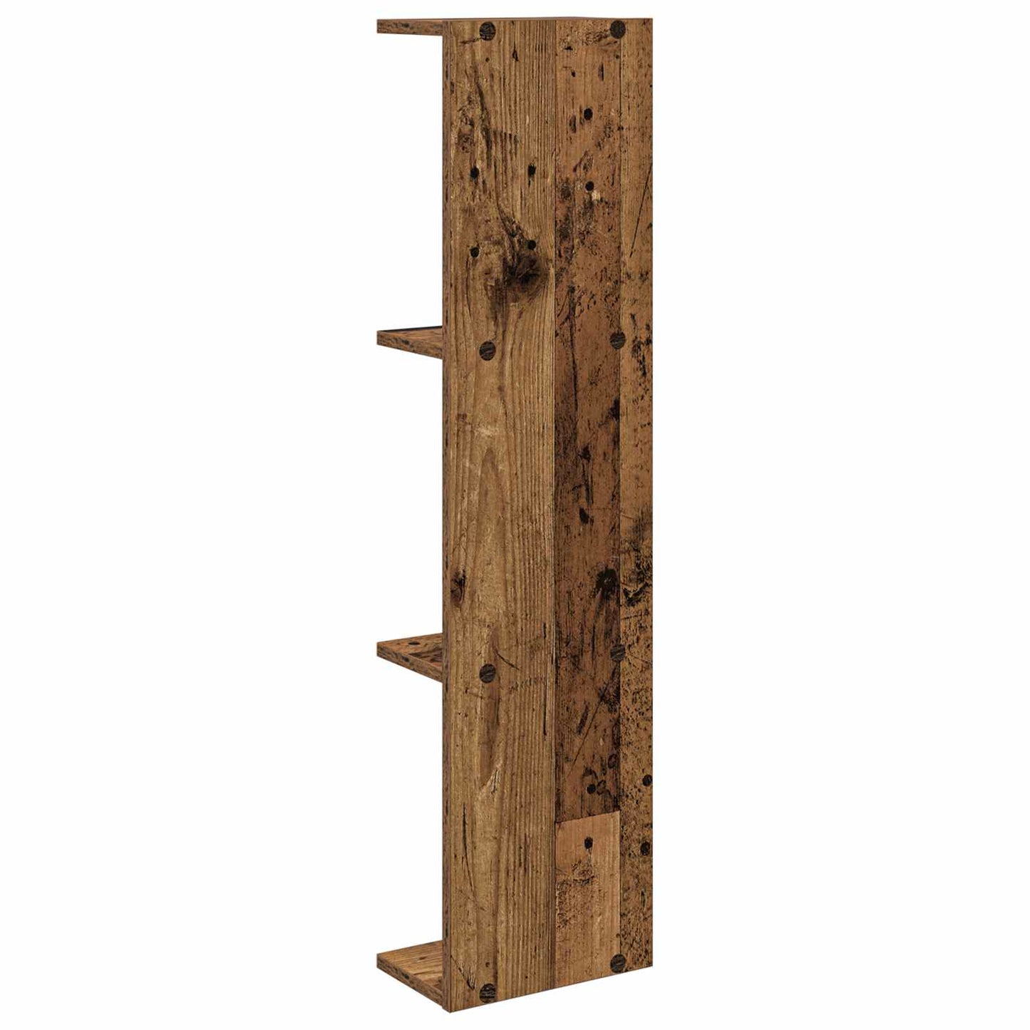 Wandplank 2 pcs Oud hout 25 x 15 x 100 cm Bewerkt hout