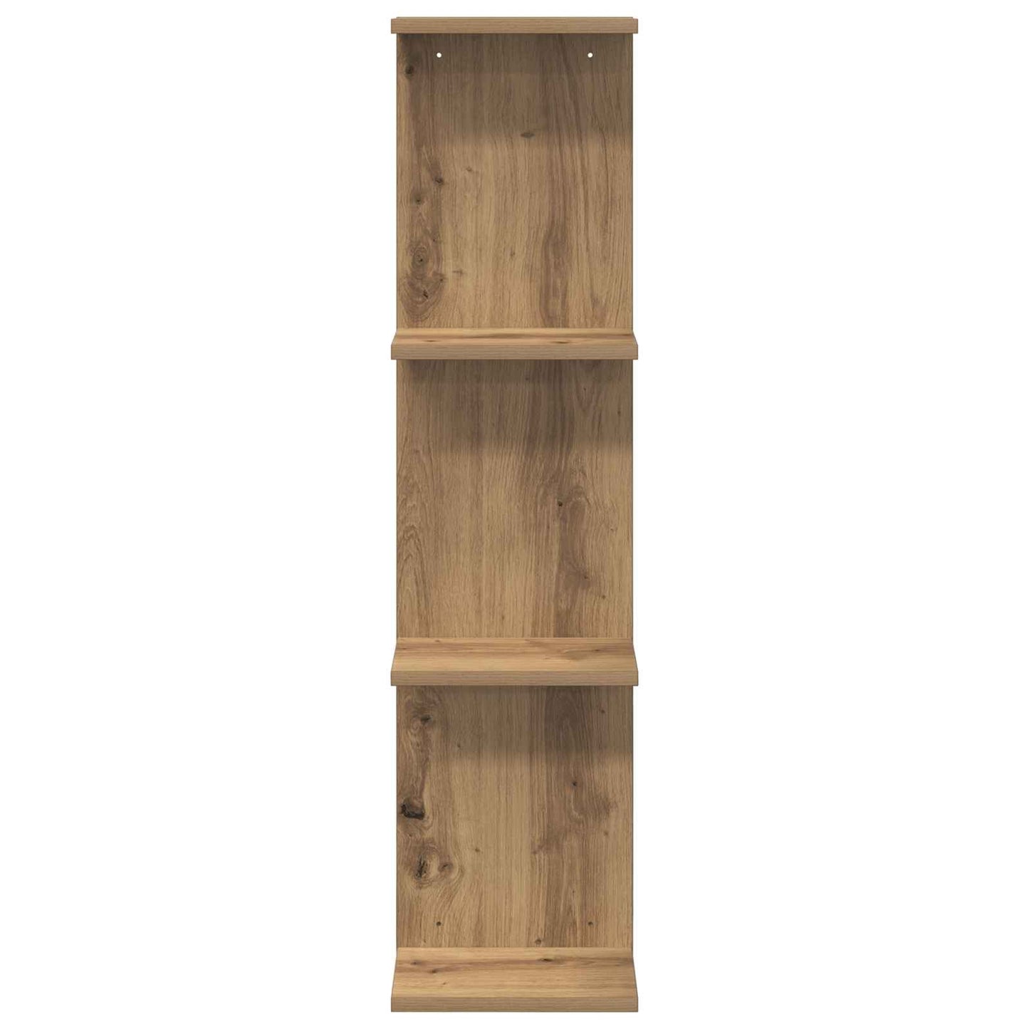 Wandplank Artisanaal eiken 25 x 15 x 100 cm Bewerkt hout