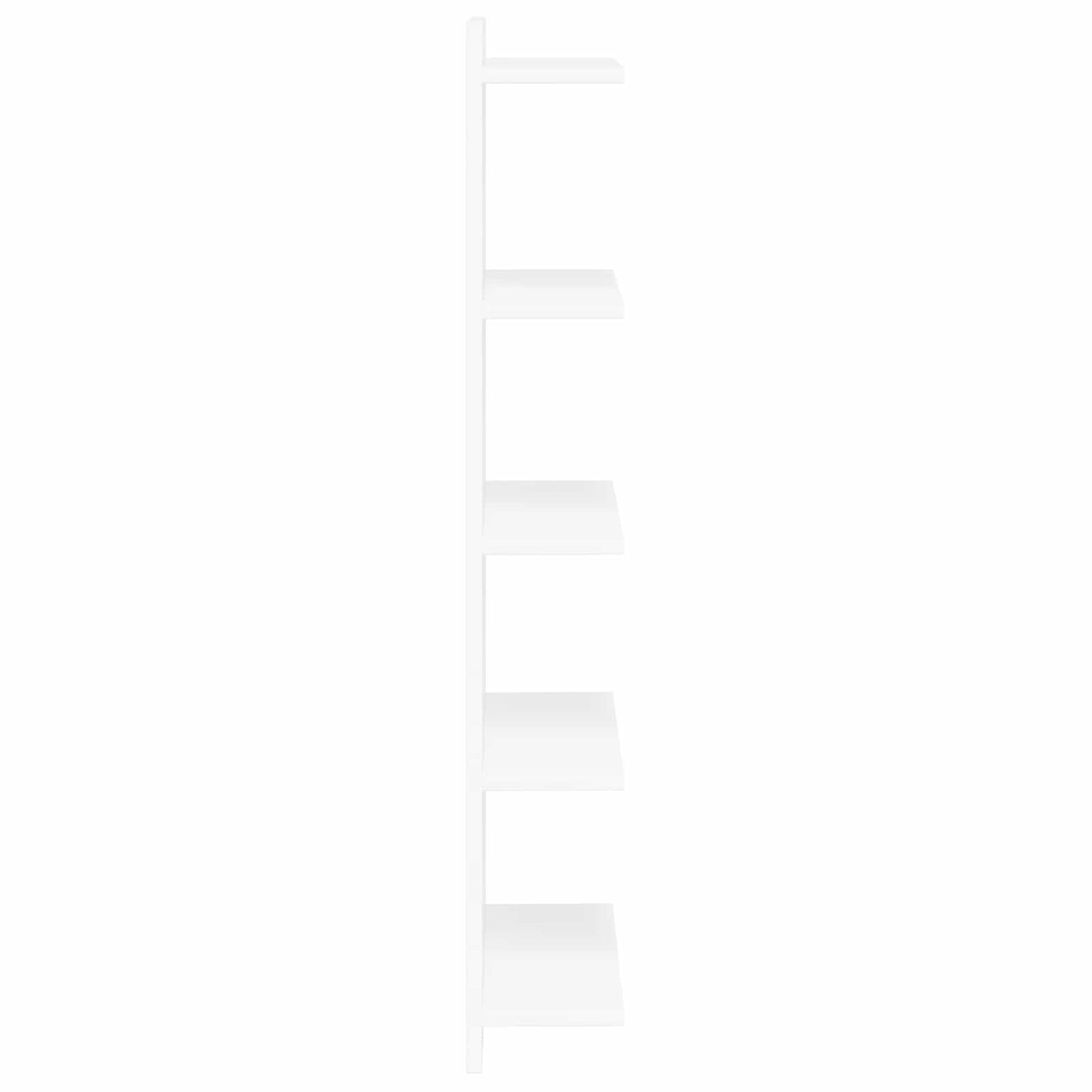 Wandplank Wit 30 x 15 x 100 cm Bewerkt hout