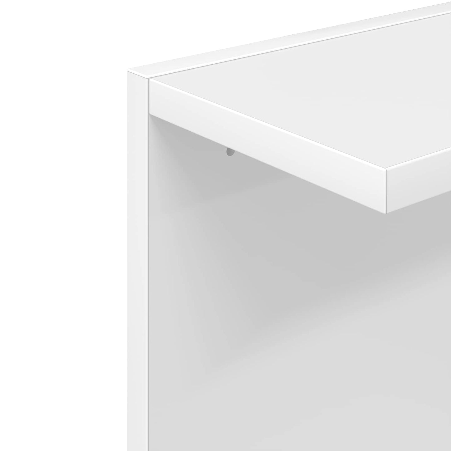 Wandplank 2 pcs Wit 30 x 15 x 100 cm Bewerkt hout