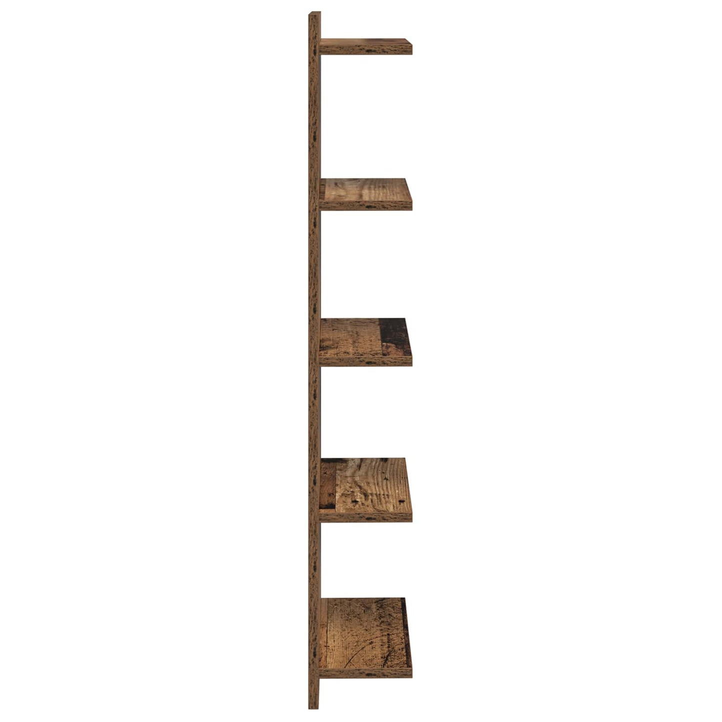 Wandplank Oud hout 30 x 15 x 100 cm Bewerkt hout