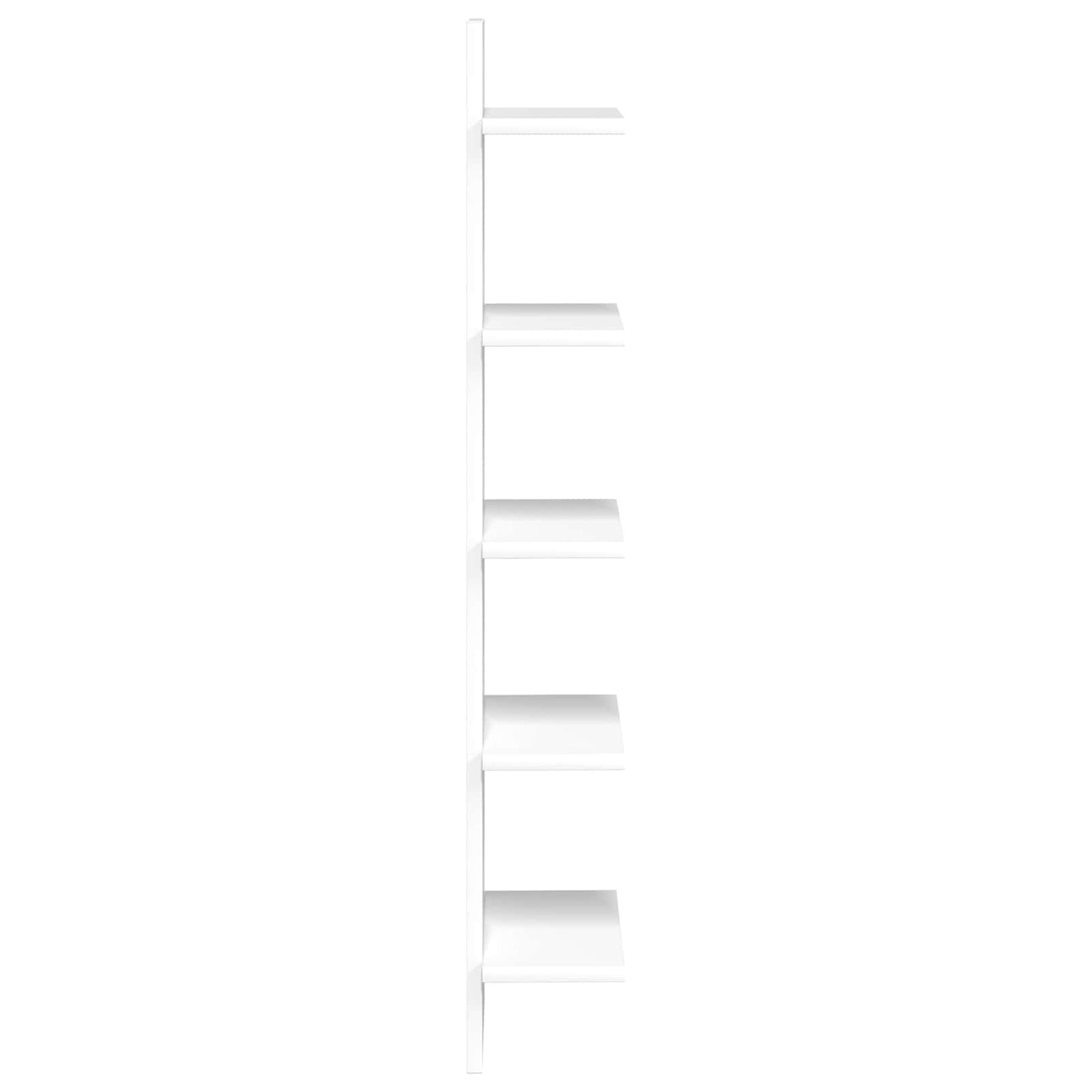 Wandplank 2 pcs Wit 22 x 15 x 100 cm Bewerkt hout is nu te koop bij PeponiXL, paradijselijk wonen!