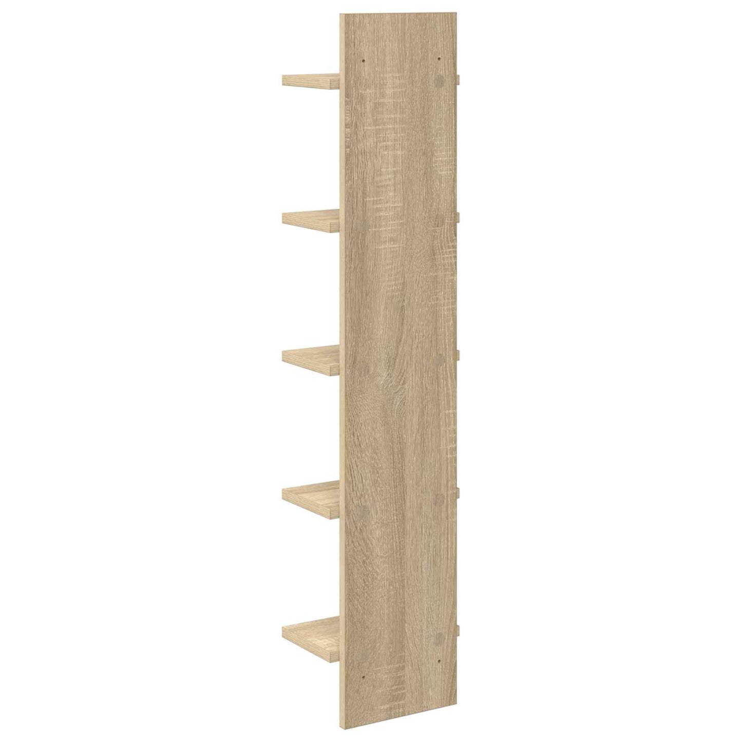 Wandplank 2 pcs Sonoma Eiken 22 x 15 x 100 cm Bewerkt hout