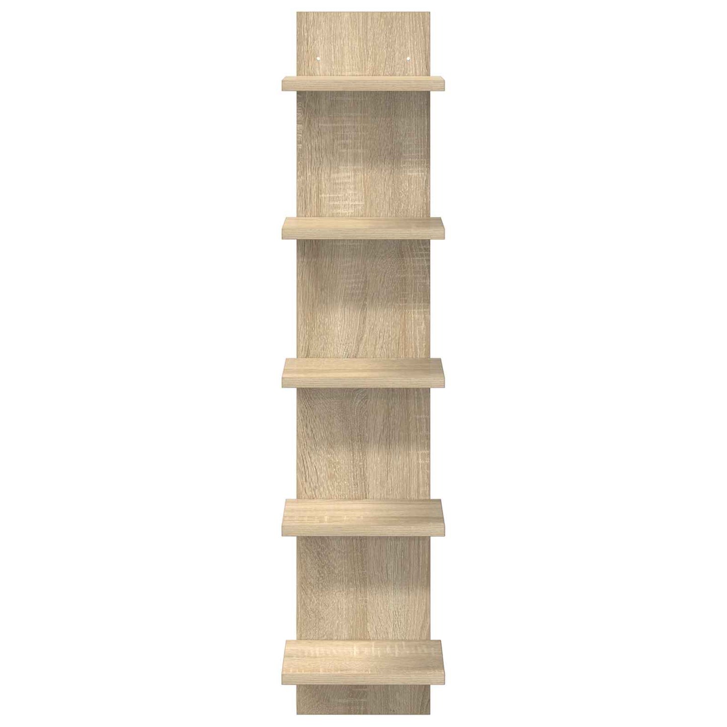 Wandplank 2 pcs Sonoma Eiken 22 x 15 x 100 cm Bewerkt hout