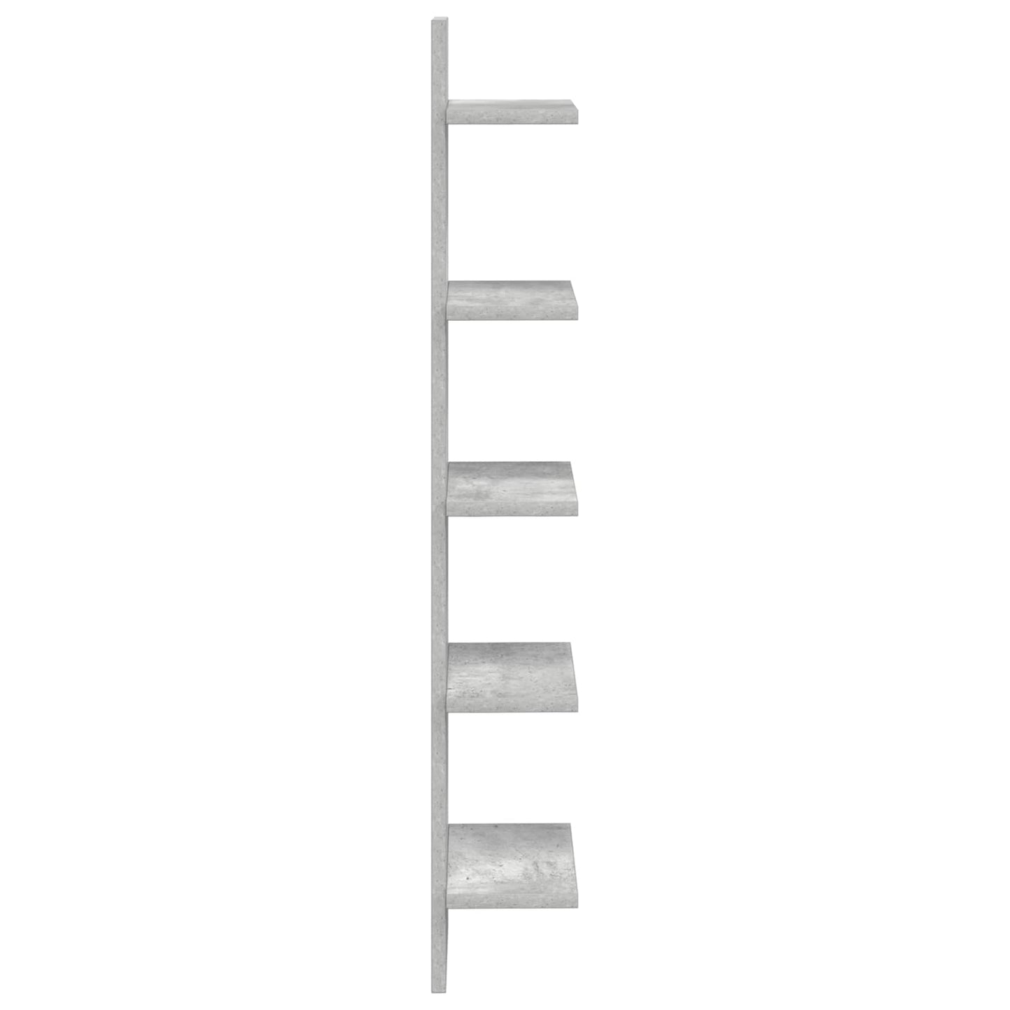 Wandplank 2 pcs Betongrijs 22 x 15 x 100 cm Bewerkt hout is nu te koop bij PeponiXL, paradijselijk wonen!