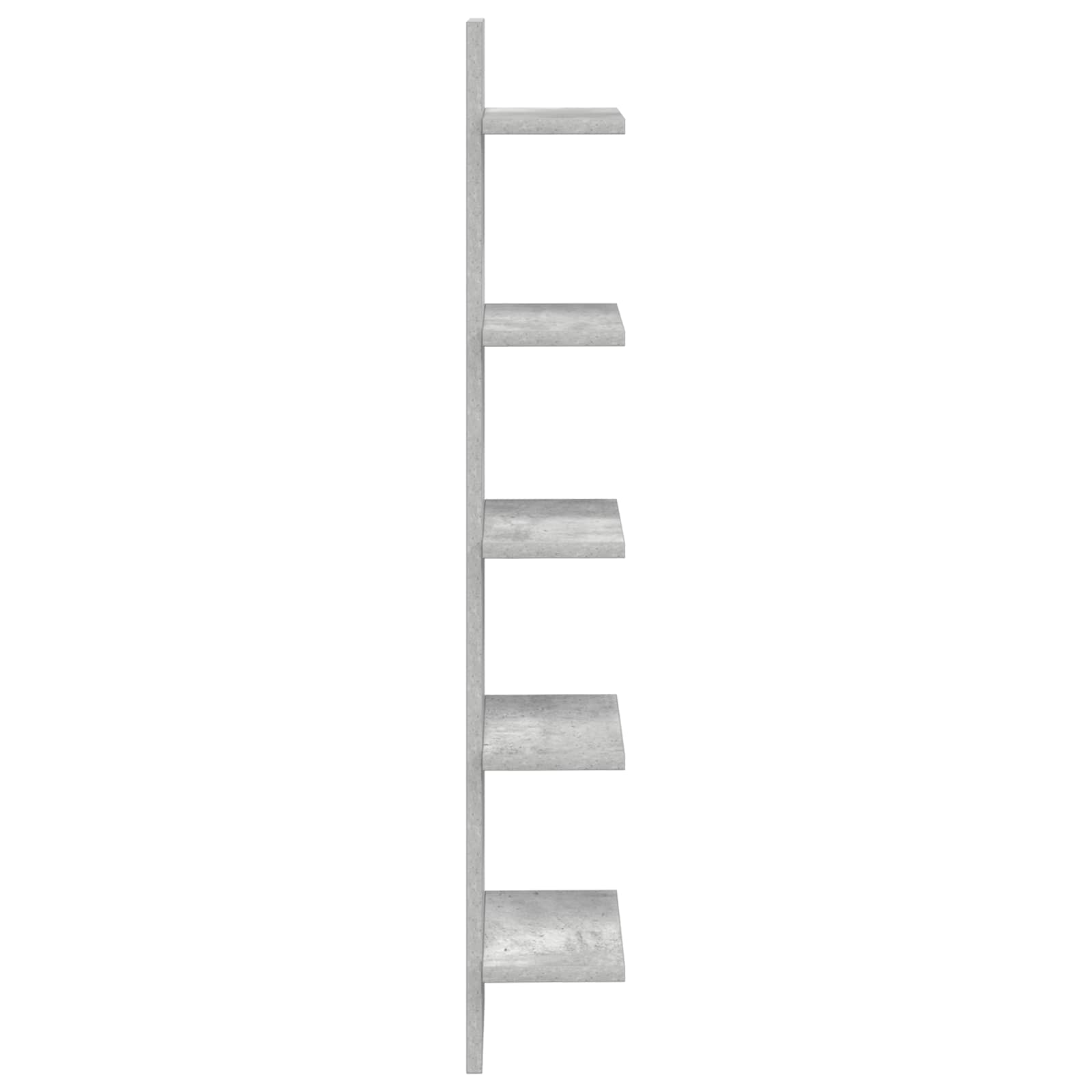 Wandplank 2 pcs Betongrijs 22 x 15 x 100 cm Bewerkt hout is nu te koop bij PeponiXL, paradijselijk wonen!