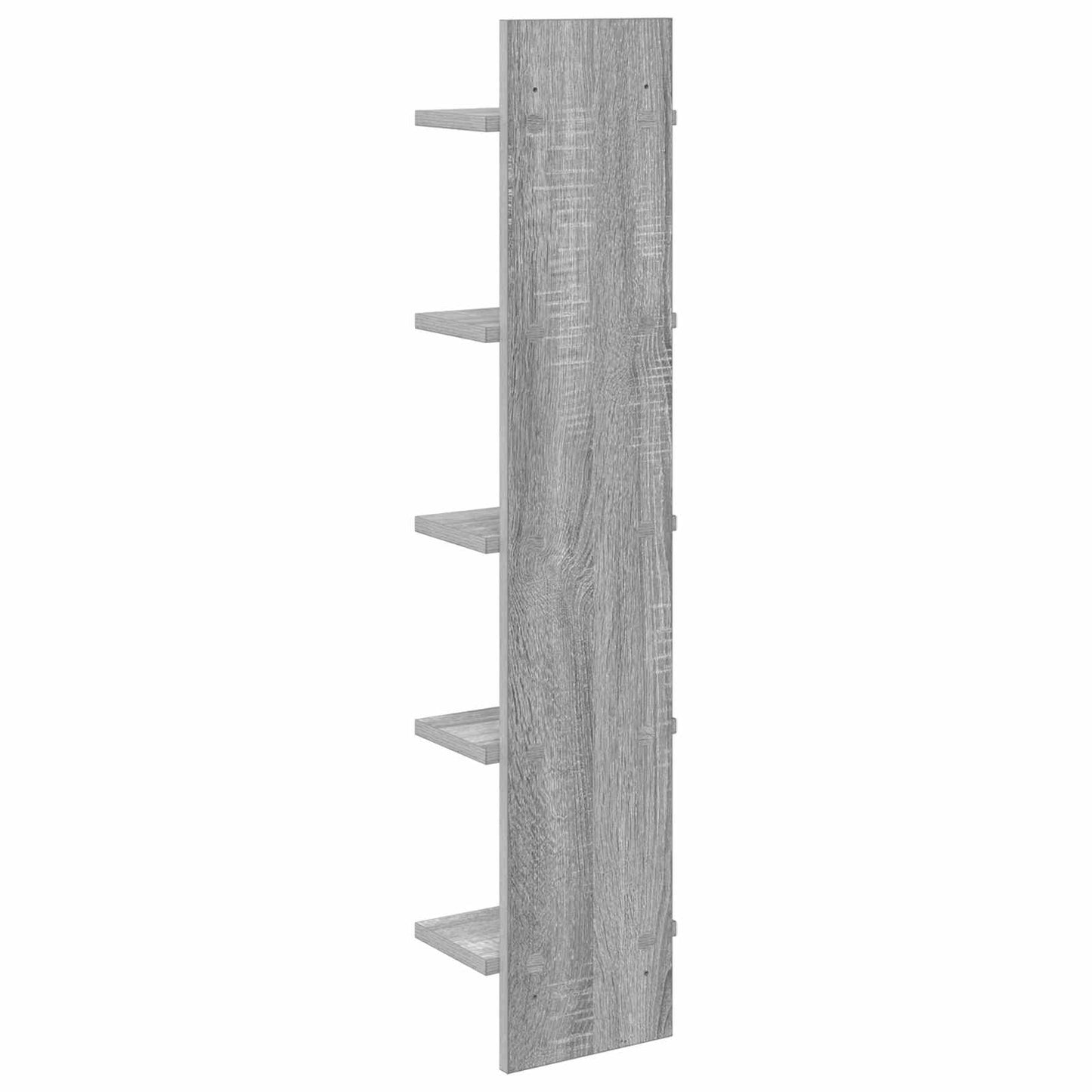 Wandplank 2 pcs Grijs Sonoma 22 x 15 x 100 cm Bewerkt hout is nu te koop bij PeponiXL, paradijselijk wonen!